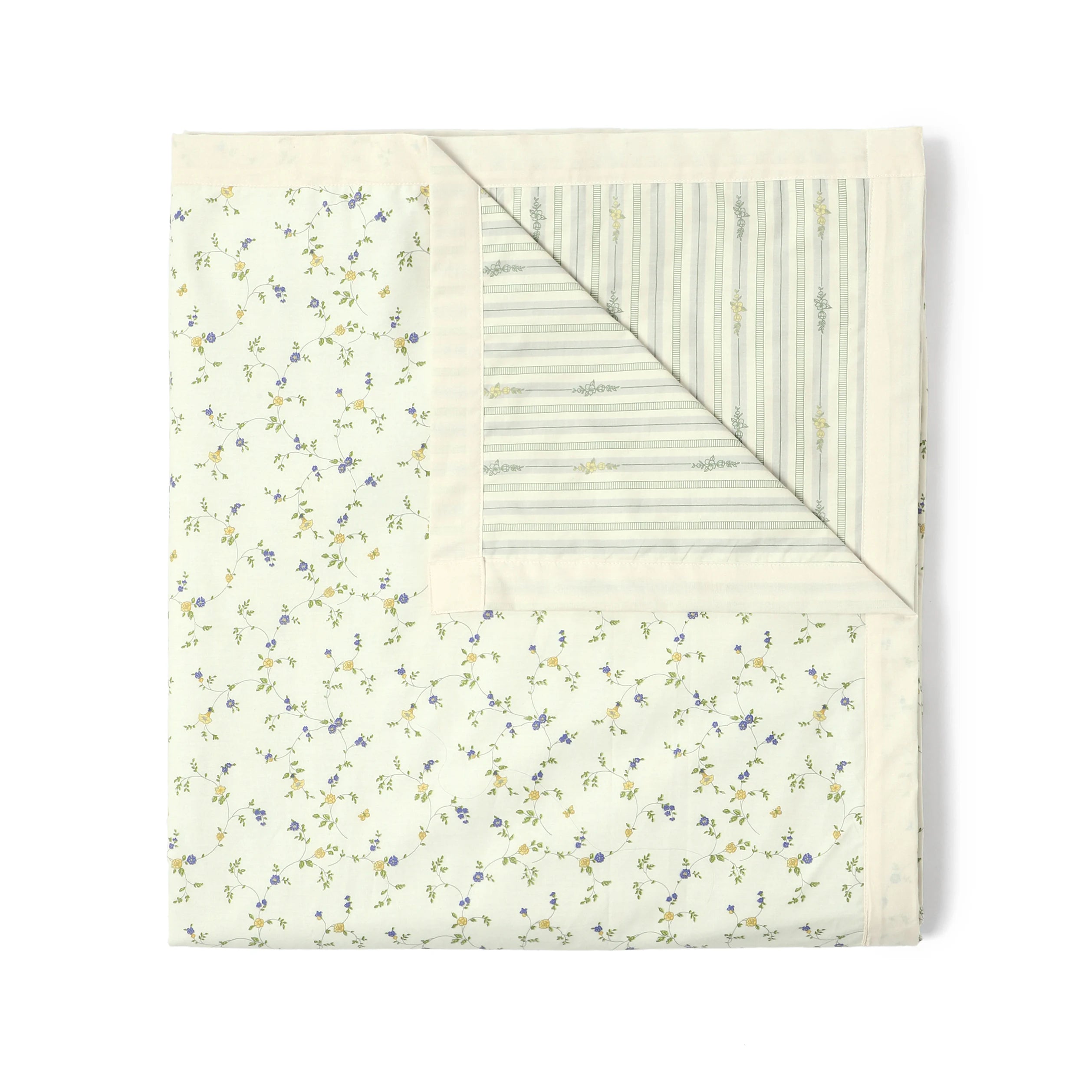 Bloomshire Luxe Printed Dohar-Cream Bloom Cream Bloom / Double