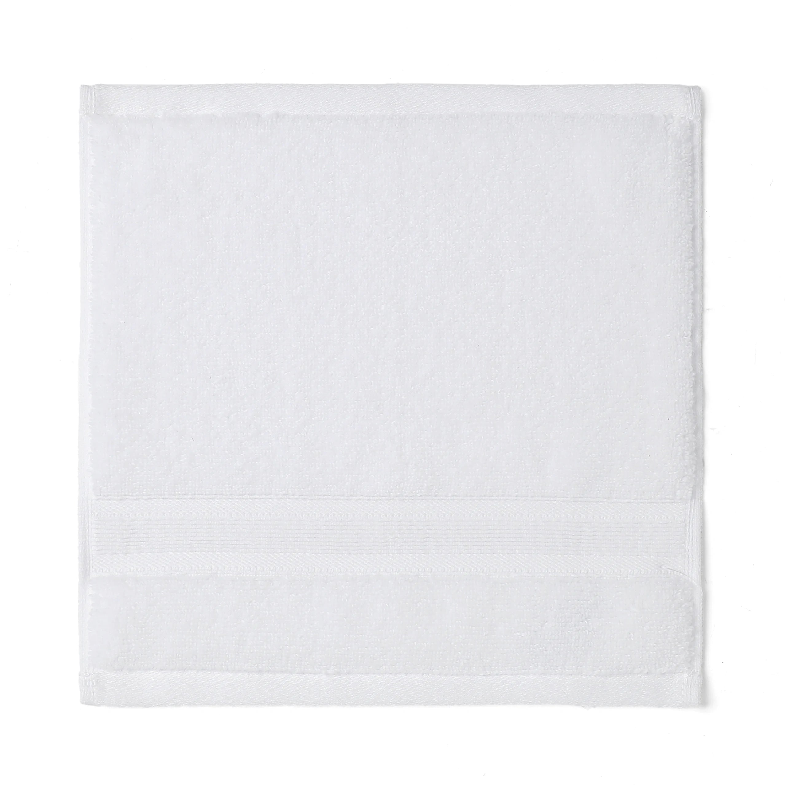 Pelushe Zero Twist 100% Cotton Face Towel Optical White / Face Towel (30cm x 30cm)