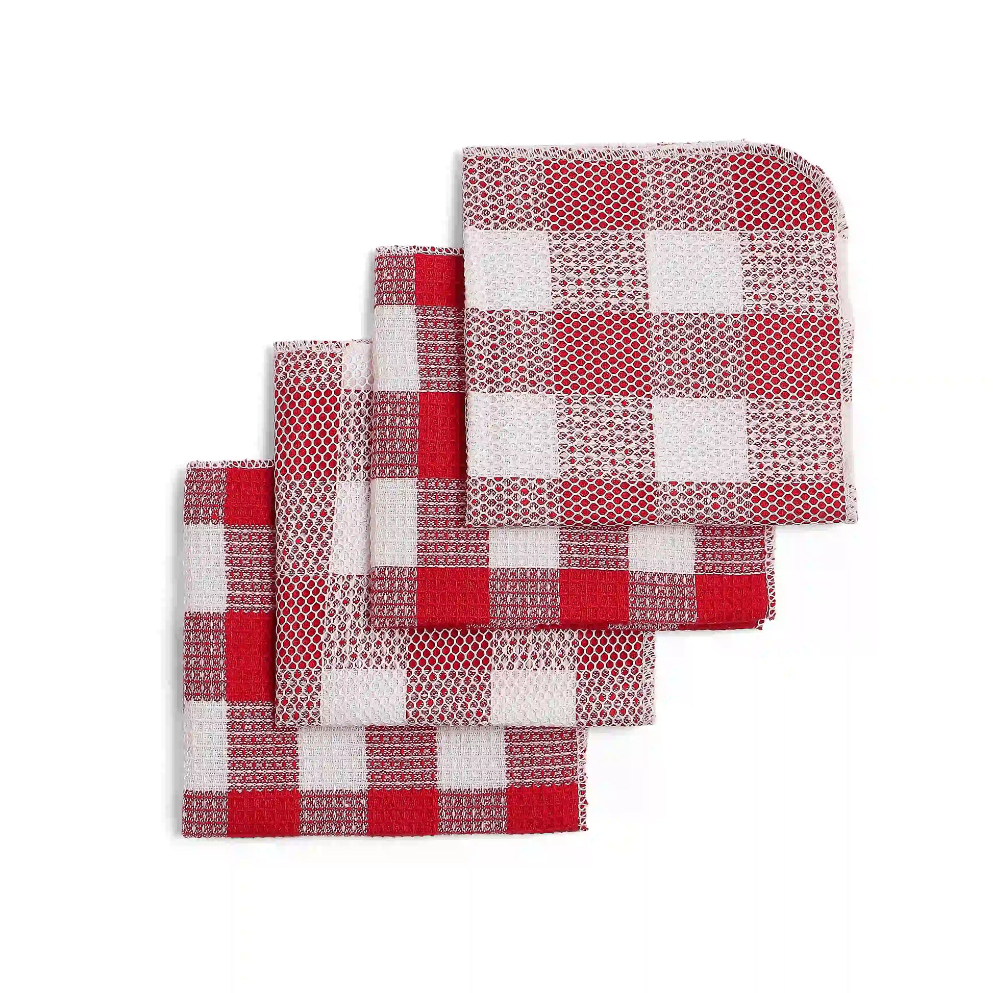 Nonna's Home | Everyday Essentials Kitchen Linen Set | Set of 20 Robust Red