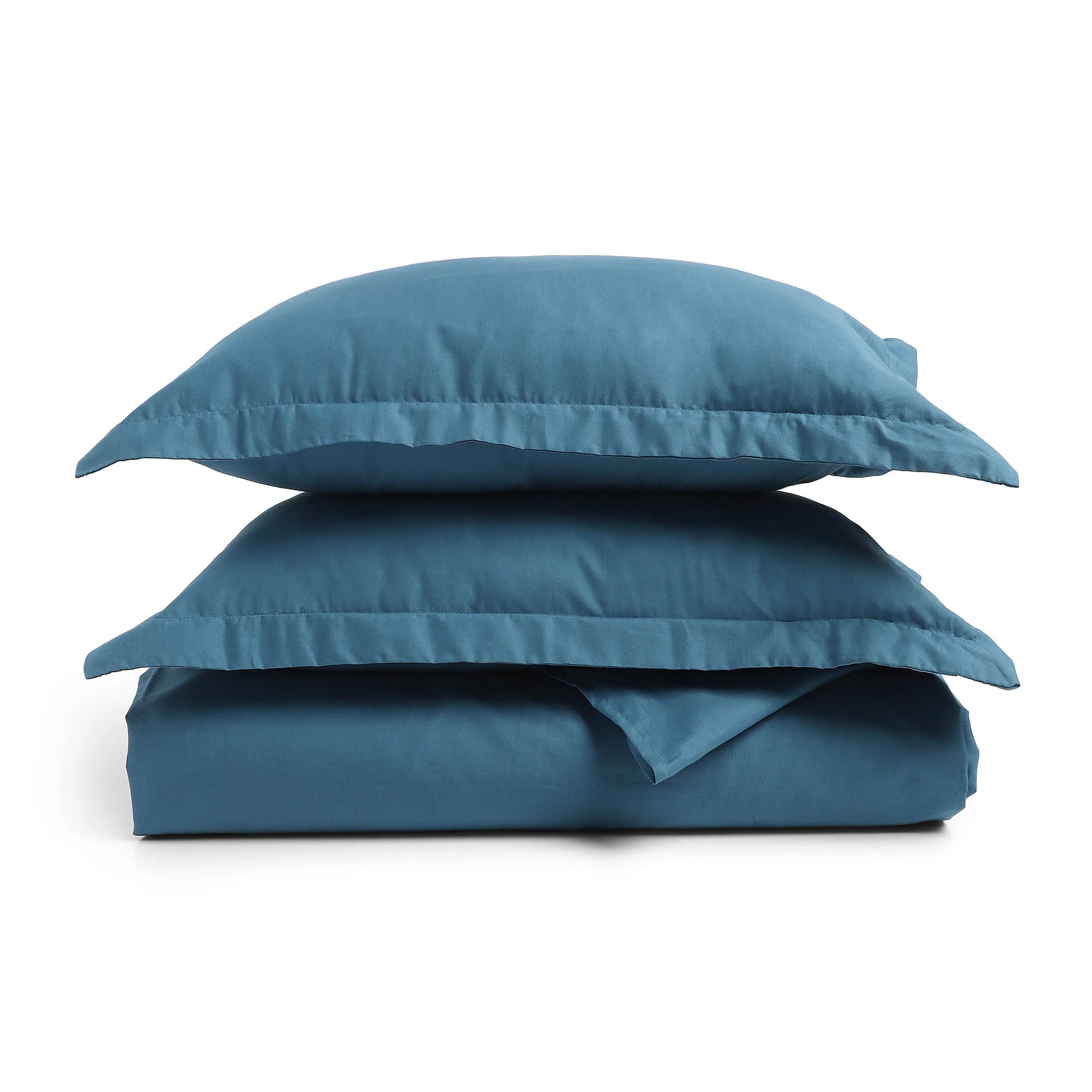Paleto | Everyday Hues Solid Dyed Cotton Bedsheet Set-Mineral Mineral / Double