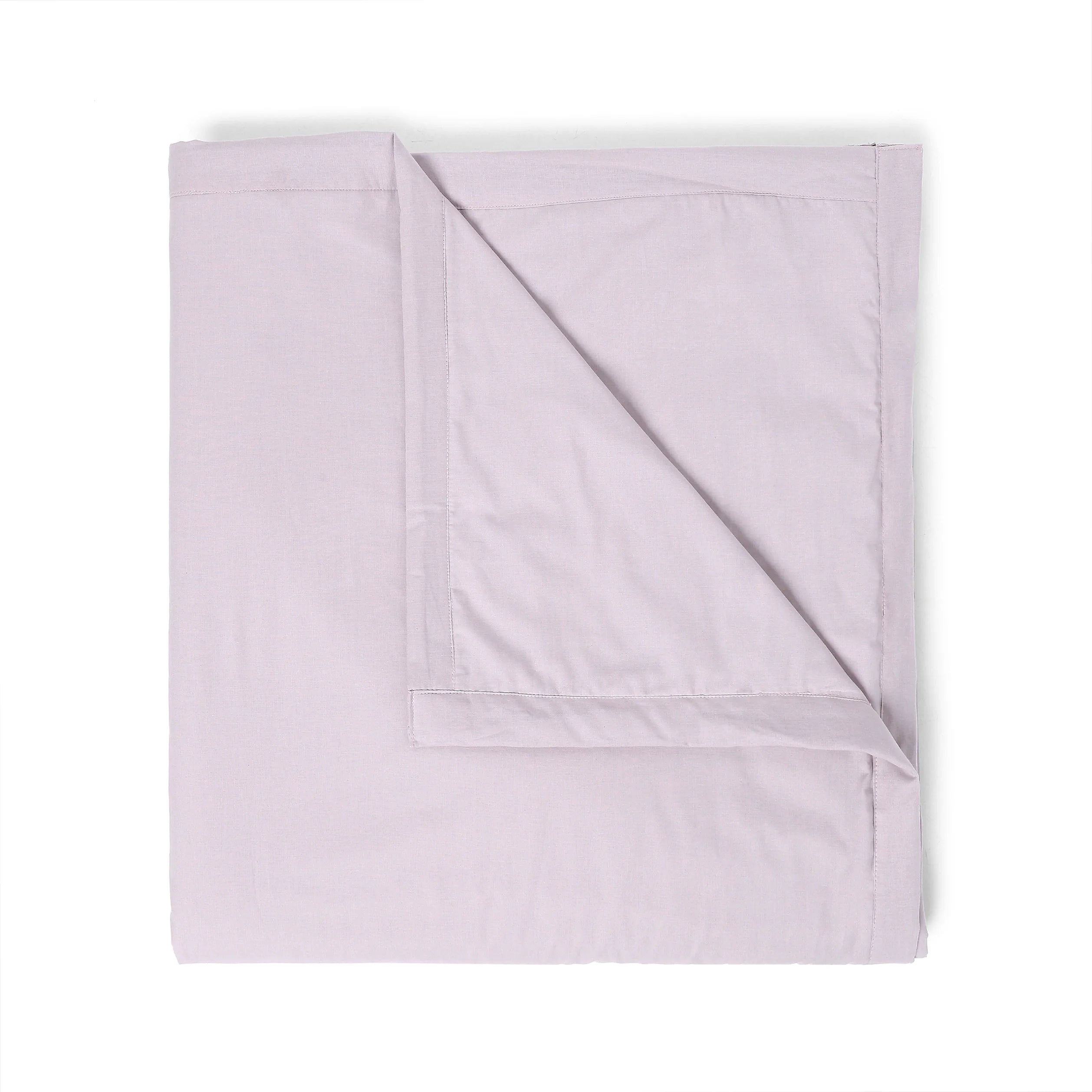 Paleto | Everyday Hues Cotton Solid Dyed Dohar with Super Soft Flannel Layering-Grey Lavender Grey Lavender / Single