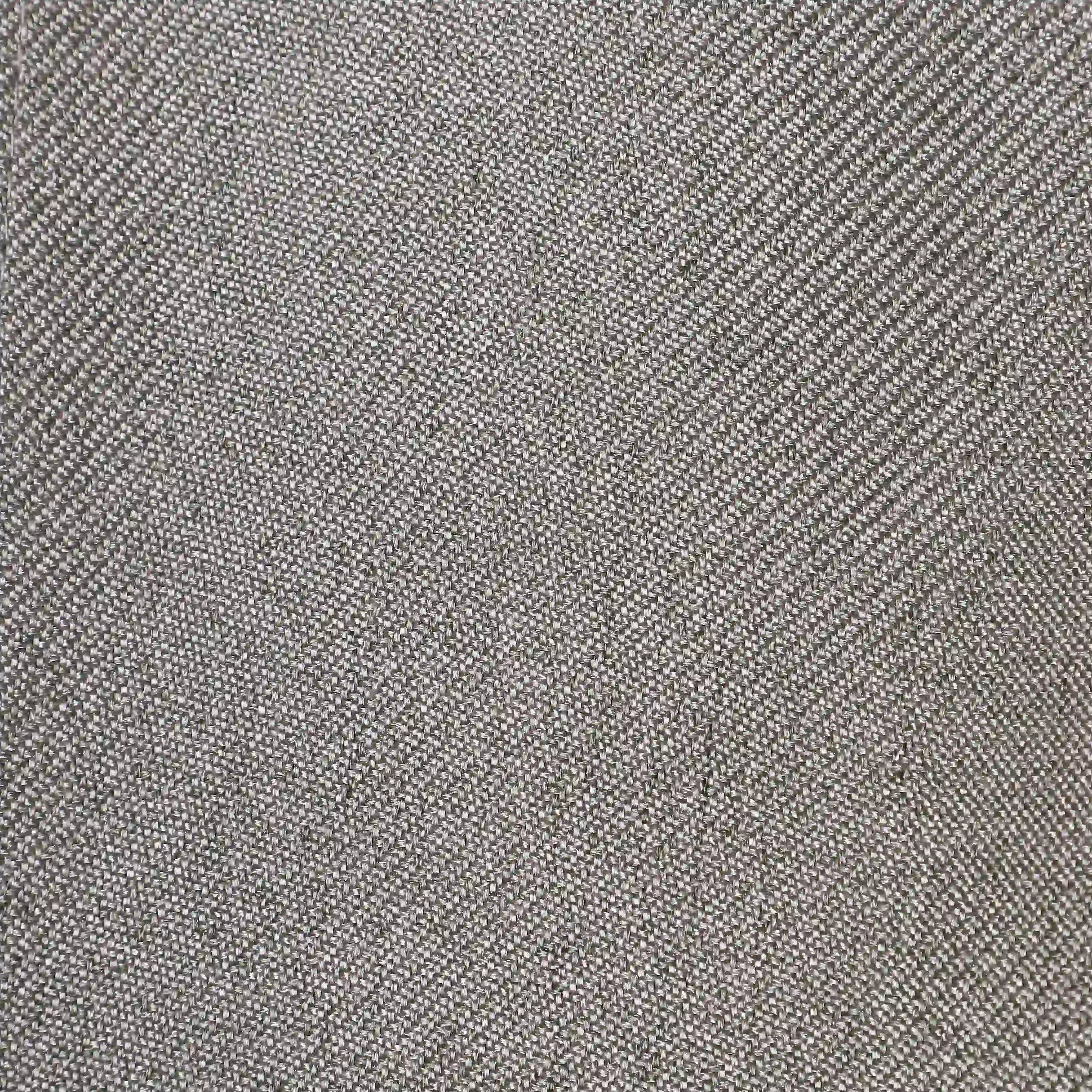 Paleto Set Of 2 Solid Readymade Curtains | Muted Moments Mushroom / Window (5ft X 4.4ft)