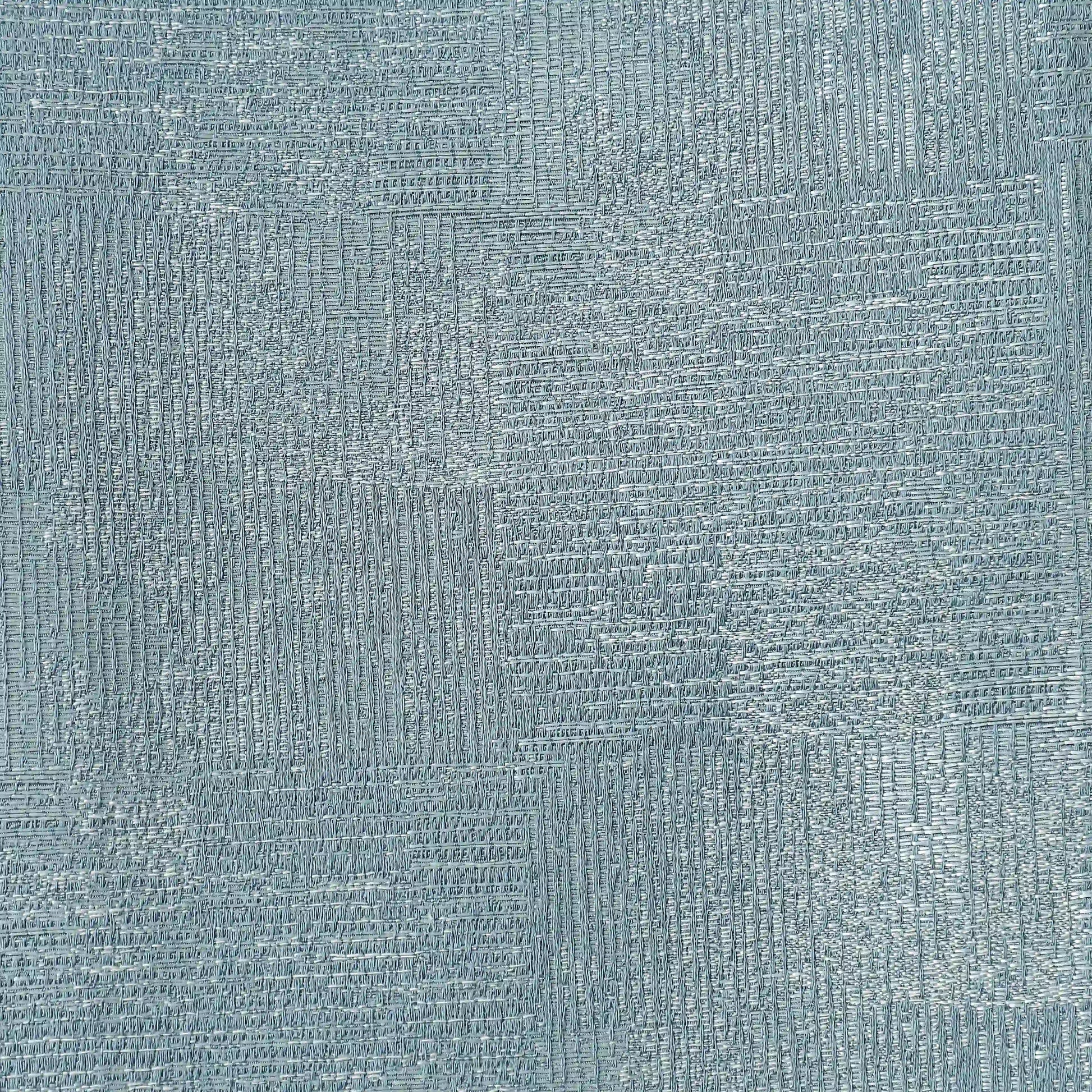 De Jacquard - Luxe Set Of 2 Jacquard Readymade Curtains | Eternal Imprint Teal Dust / Window (5ft X 4.4ft)