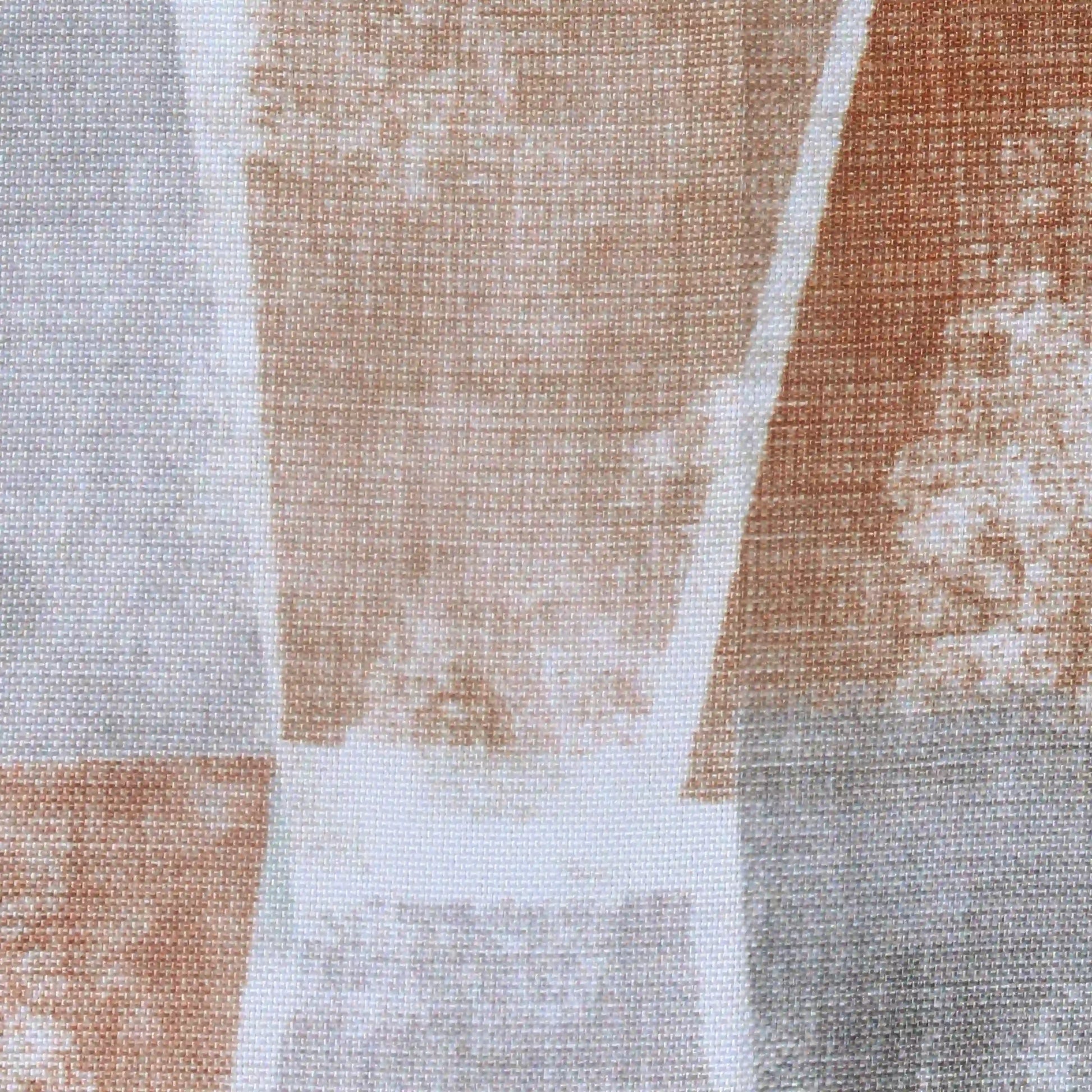Chippa Lane Set Of 2 Printed Readymade Curtains | Brickscapes Hazel / Window (5ft X 4.4ft)