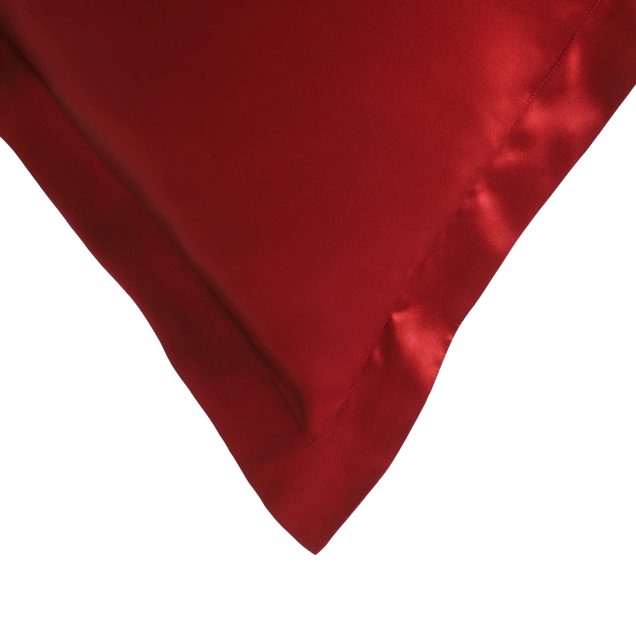 Lisseto 100% Mulberry Silk Pillow Cover Garnet