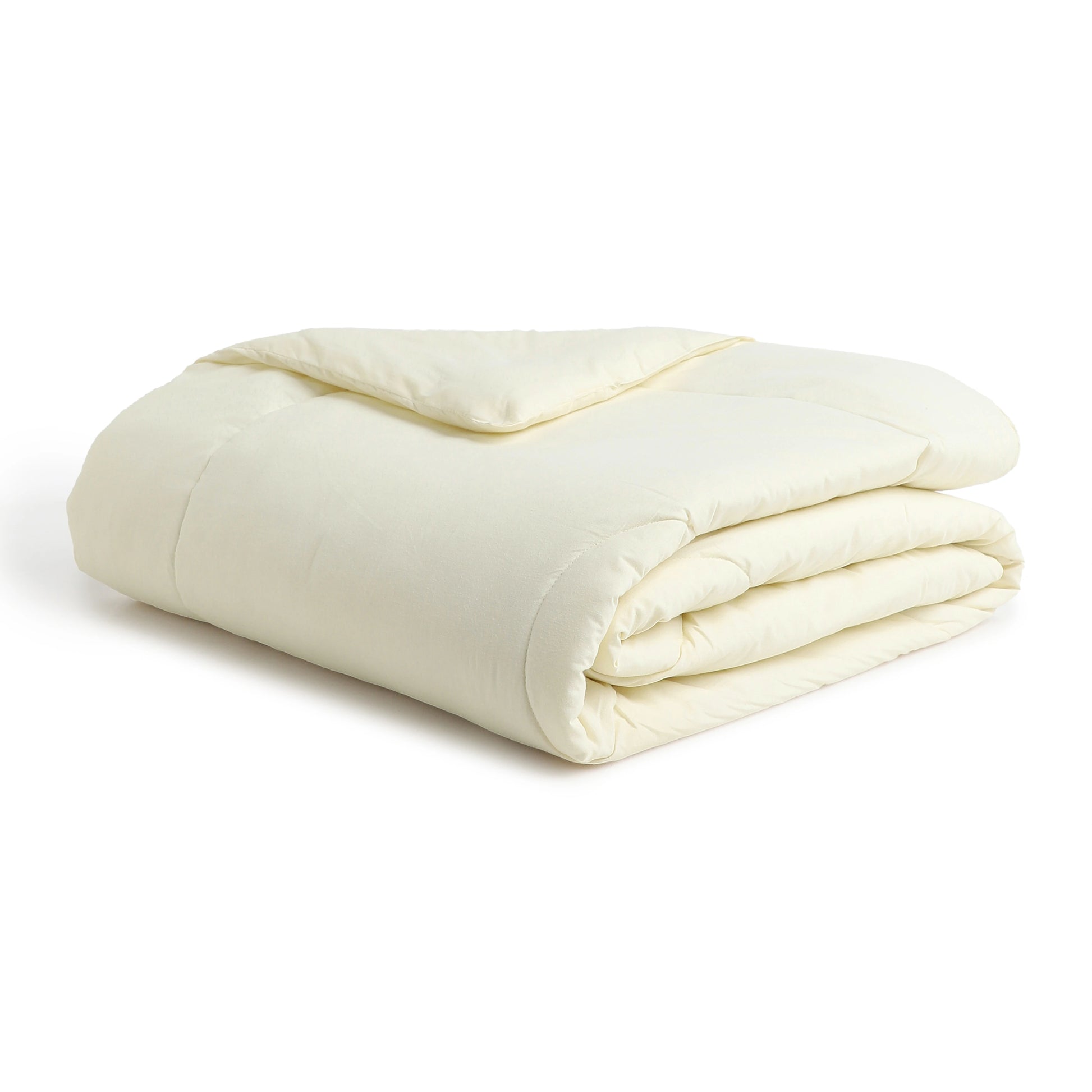 Paleto | Everyday Hues Cotton Solid Dyed 120GSM Comforter-Ivory Ivory / Double