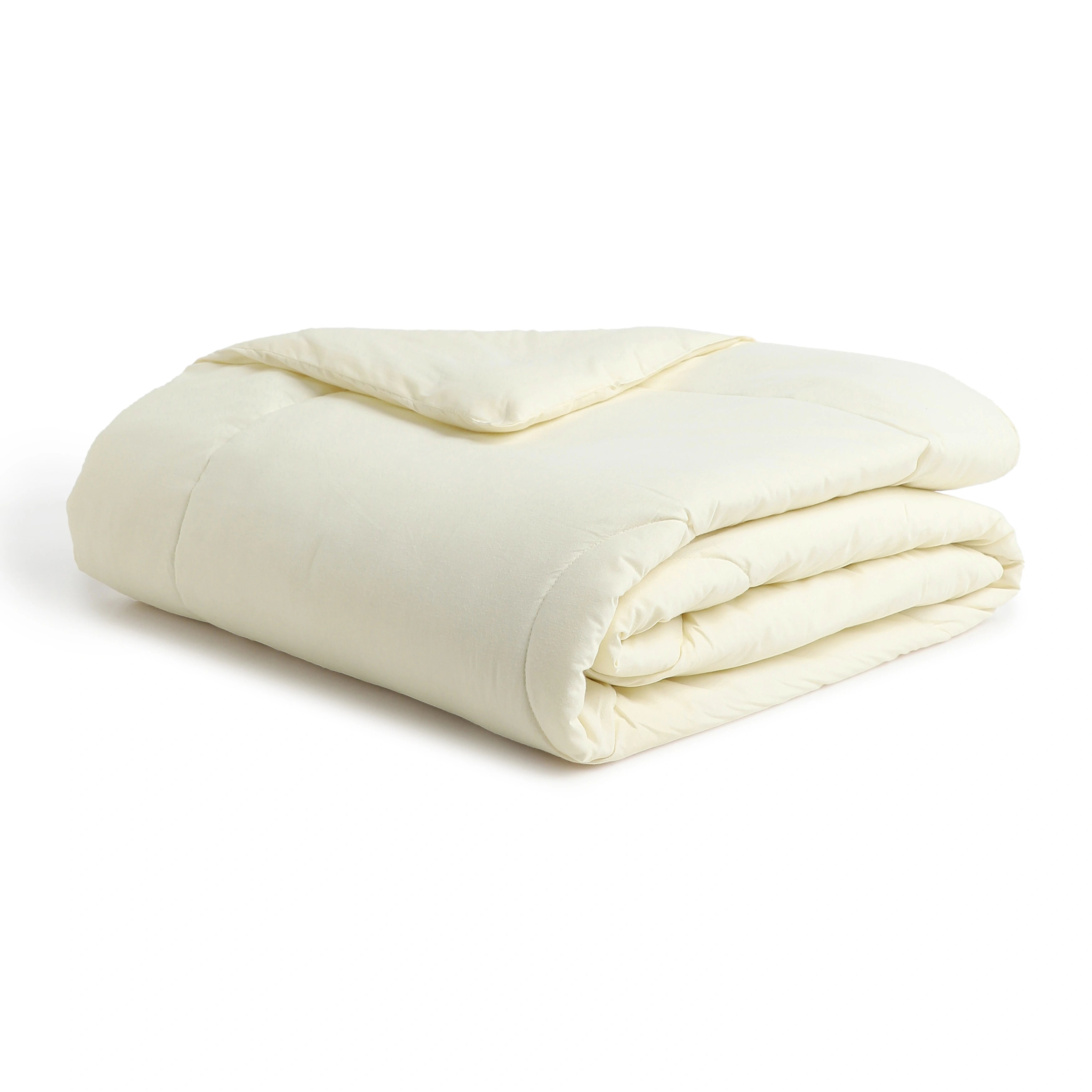 Paleto | Everyday Hues Cotton Solid Dyed 120GSM Comforter-Ivory Ivory / Double