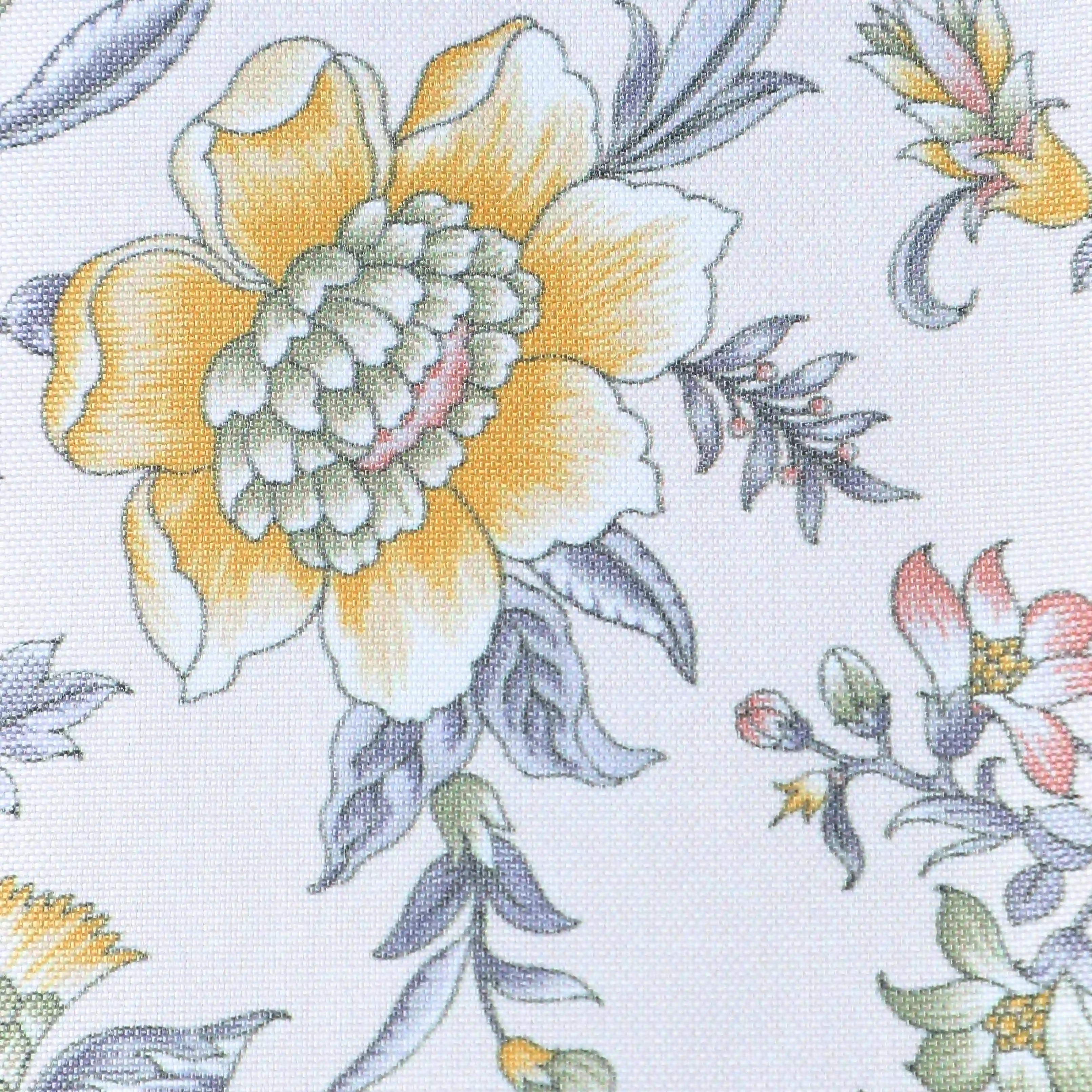 Chippa Lane Set Of 2 Printed Readymade Curtains | Chintz Affair Mustard / Door-XL (9ft X 4.4ft)