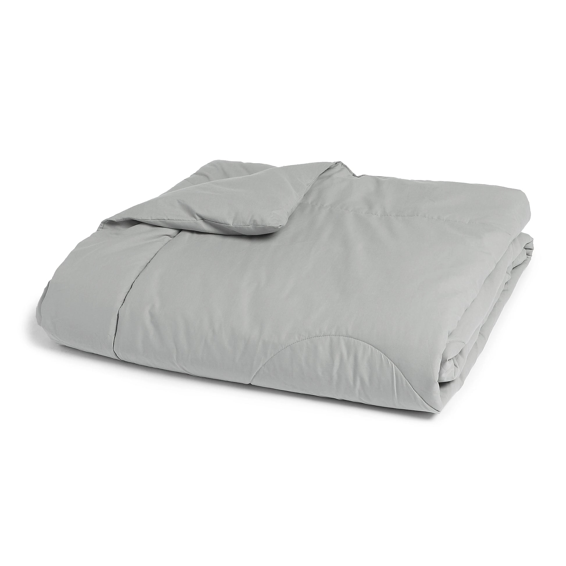 Paleto | Everyday Hues Cotton Solid Dyed 120GSM Comforter-Grey Grey / Single