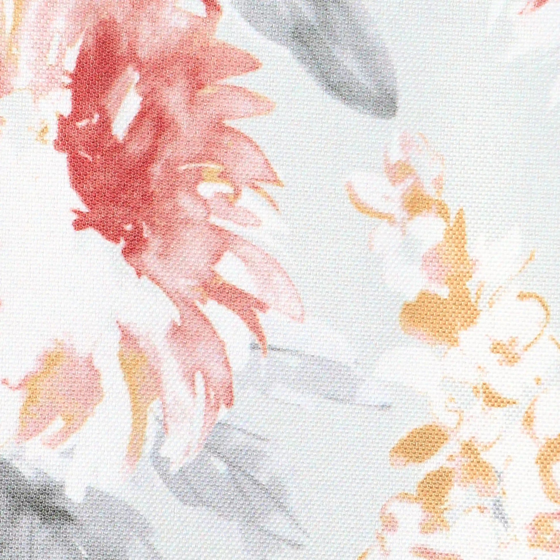 Chippa Lane Set Of 2 Printed Readymade Curtains | Floral Mist Steel / Door-XL (9ft X 4.4ft)
