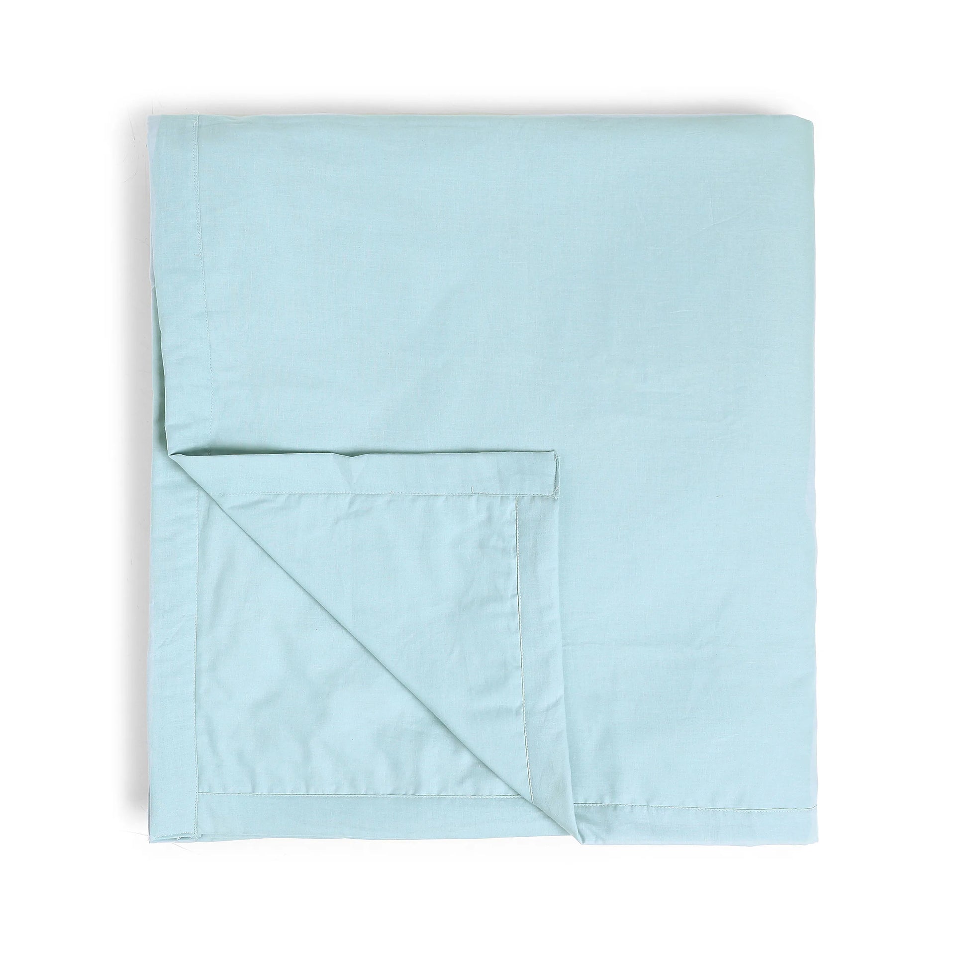 Paleto | Everyday Hues Cotton Solid Dyed Dohar with Super Soft Flannel Layering-Blue Sky Blue Sky / Single