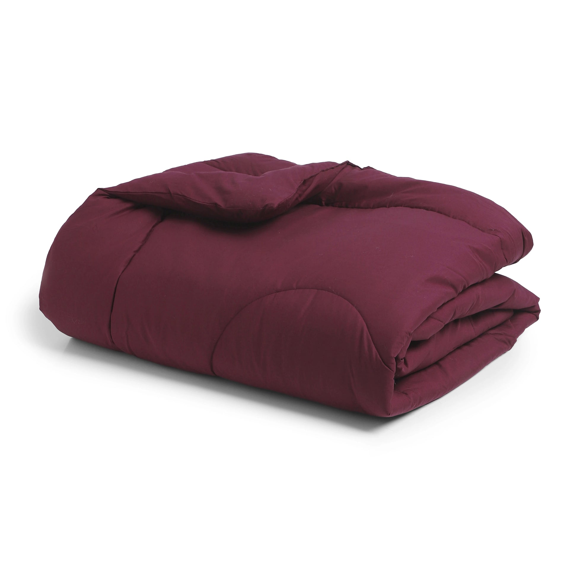 Paleto | Everyday Hues Cotton Solid Dyed 240GSM Comforter for Extra Warmth-Windsor Wine Windsor Wine / Double
