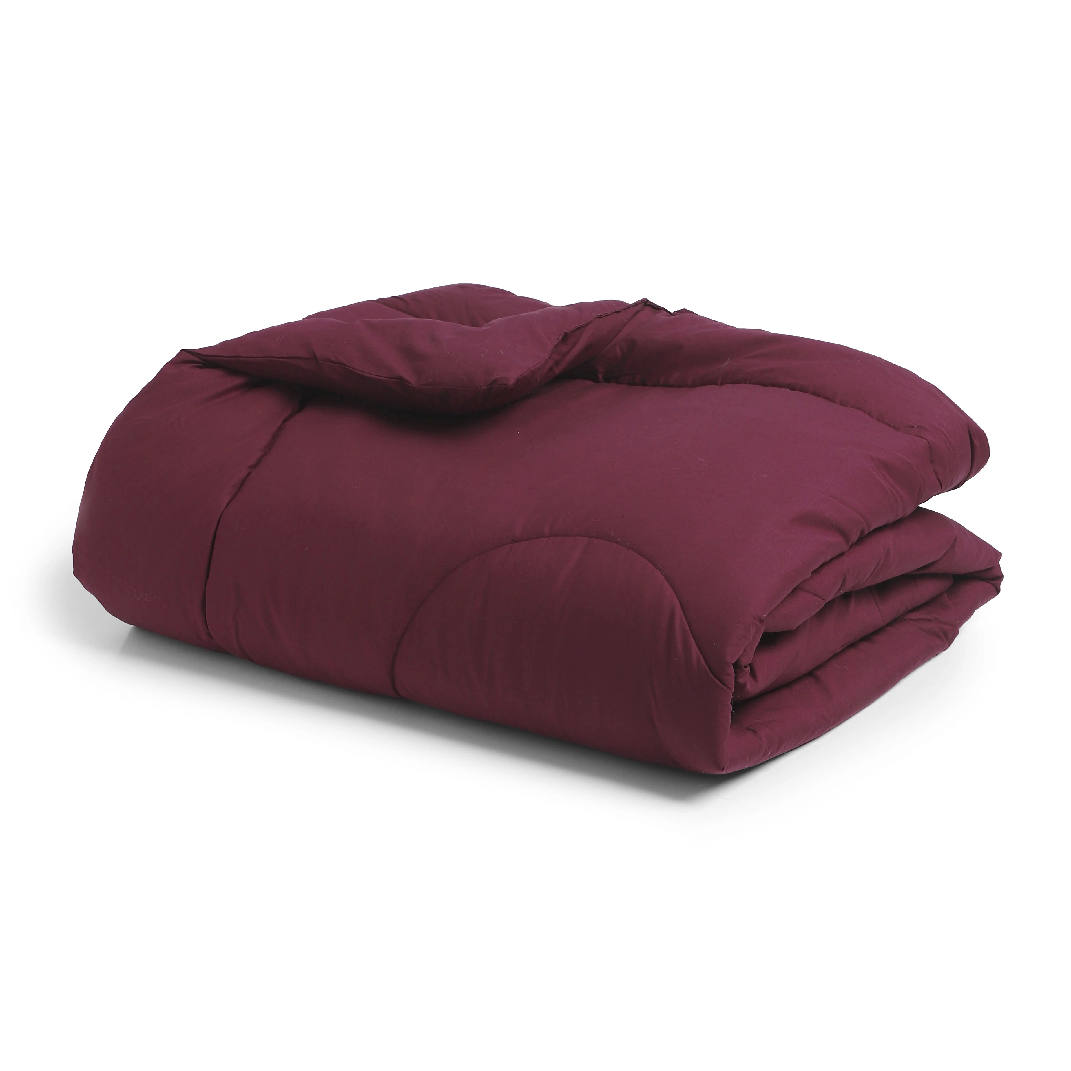 Paleto | Everyday Hues Cotton Solid Dyed 240GSM Comforter for Extra Warmth-Windsor Wine Windsor Wine / Double