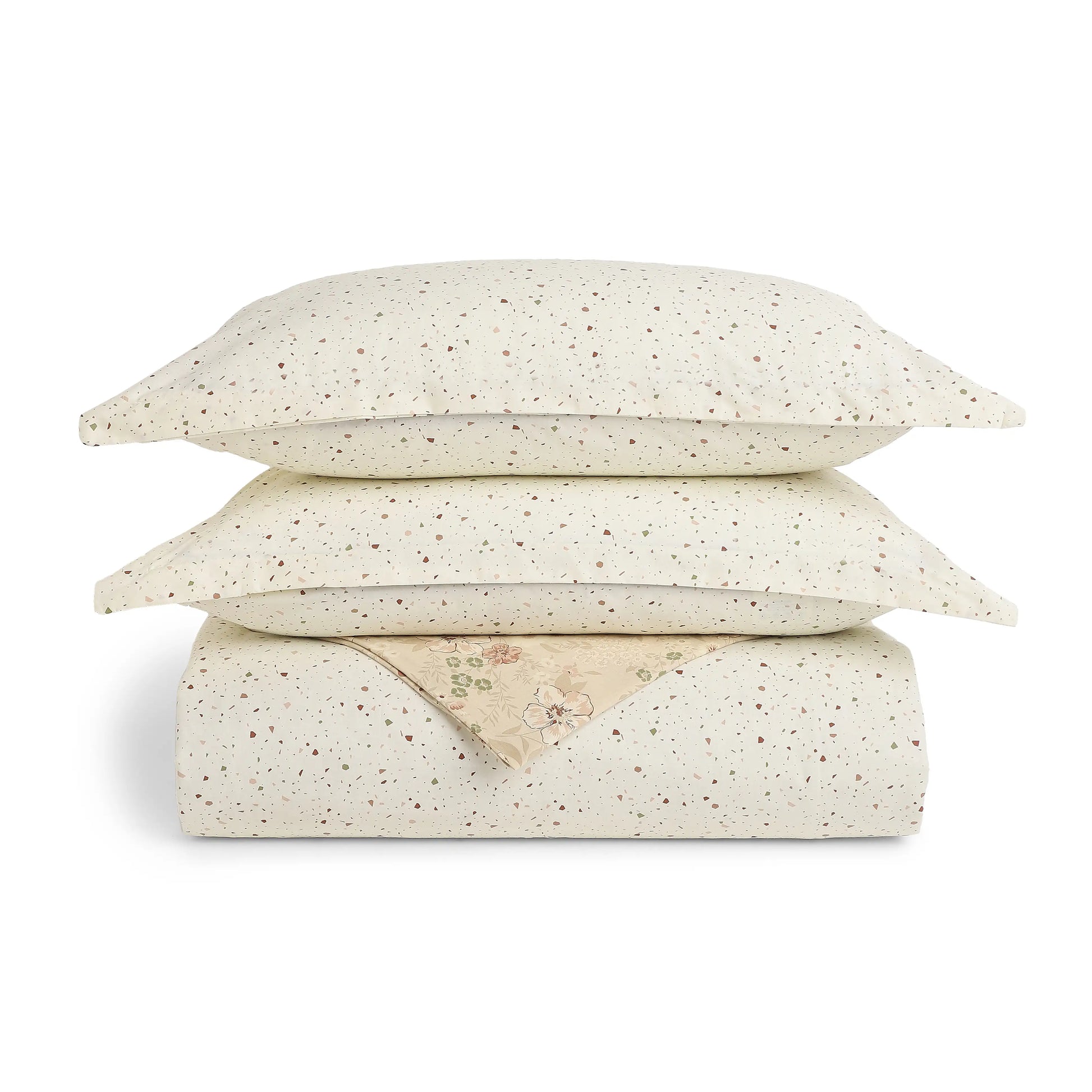 Mishella Printed Beige Bedding Set-1 (Dbl Bedsheet + Dbl Dohar) Beige / Double