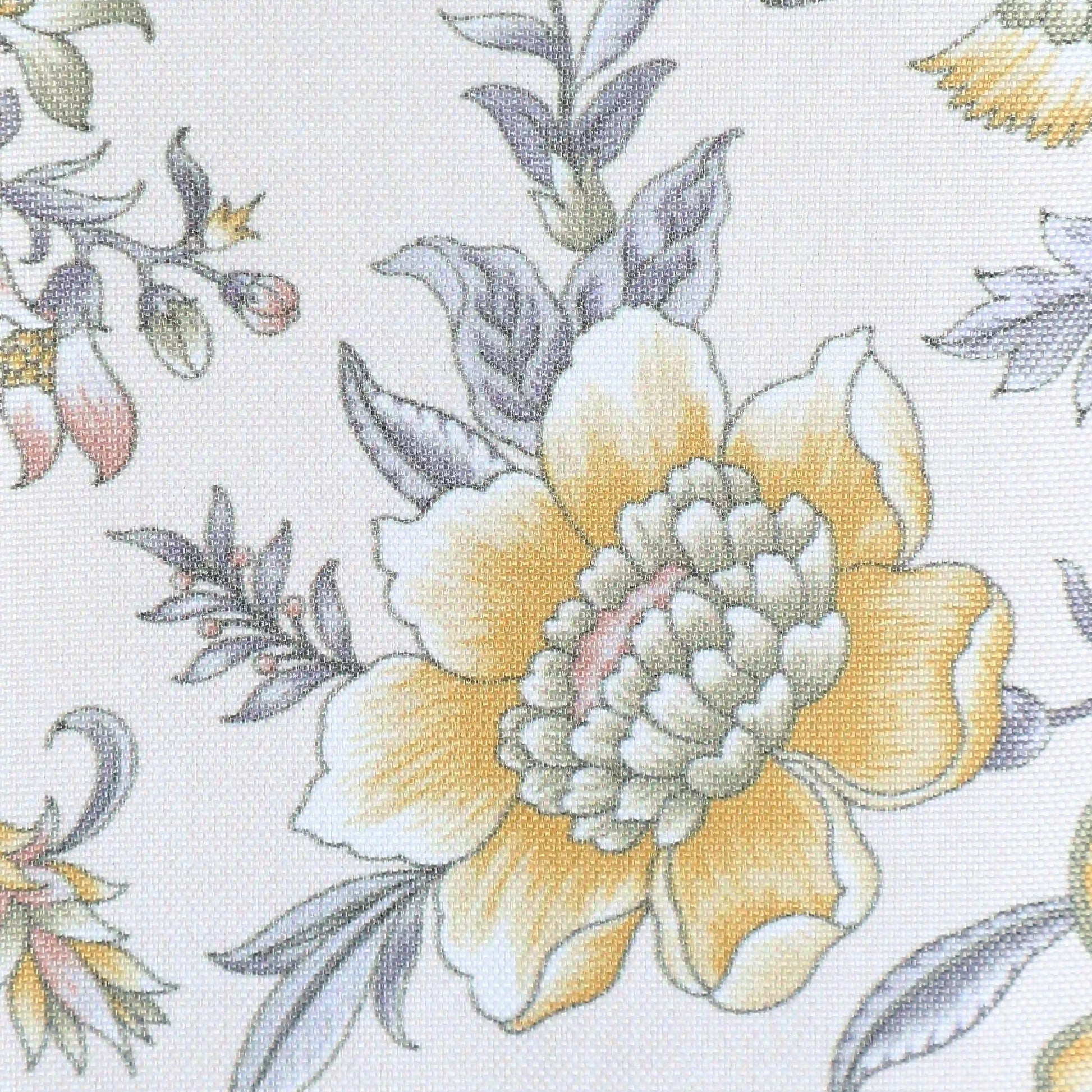 Chippa Lane Set Of 2 Printed Readymade Curtains | Chintz Affair Mustard / Window (5ft X 4.4ft)