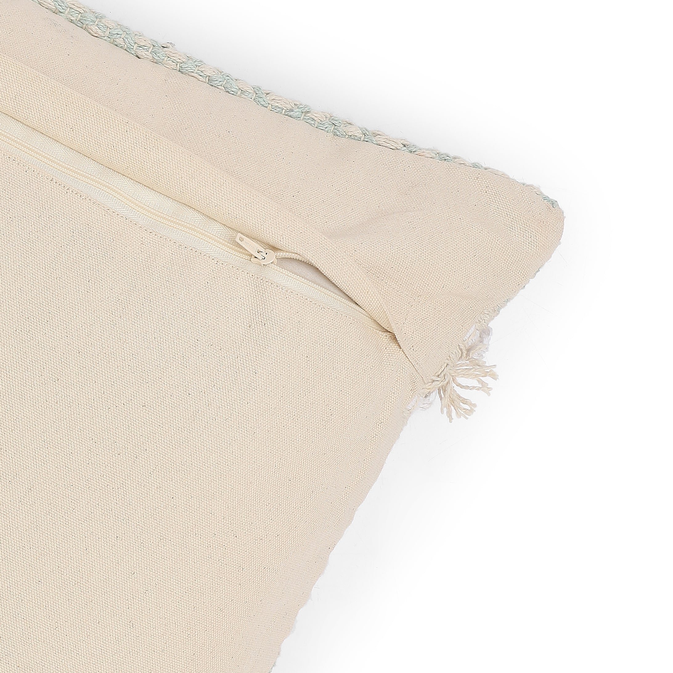 Vissencia 100% Cotton Cushion Cover | Light Beige