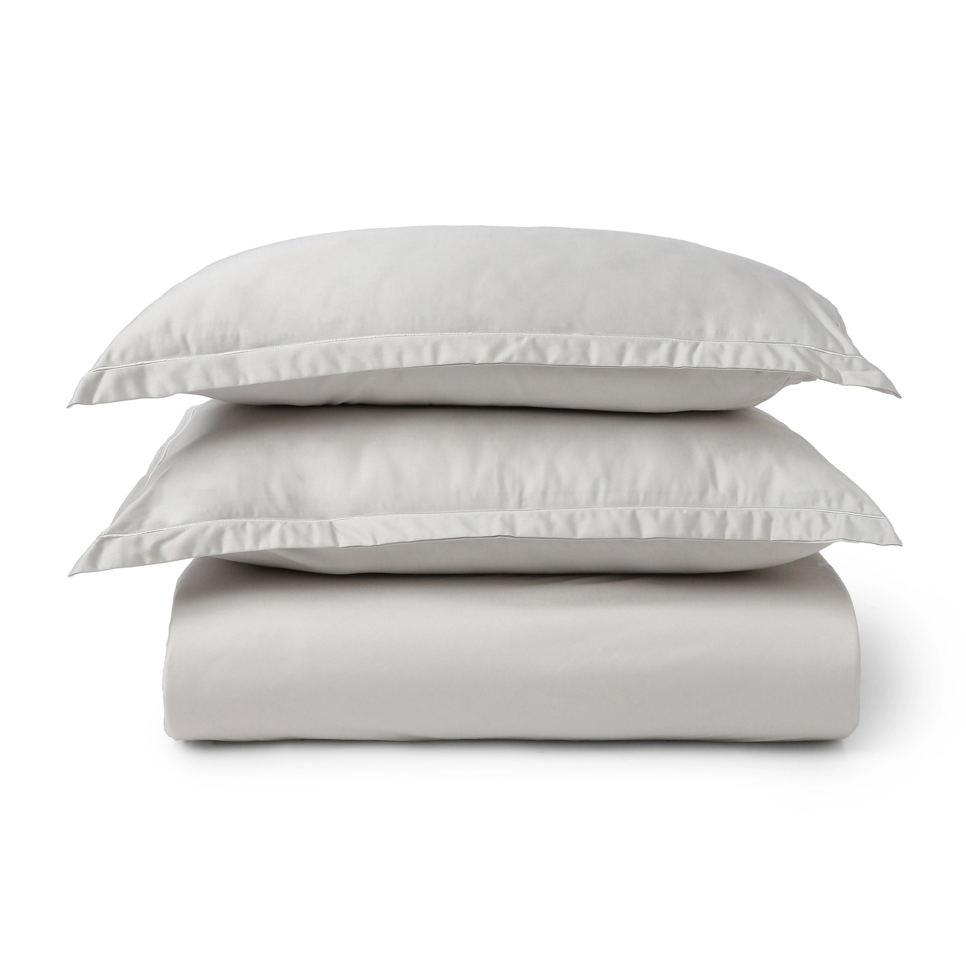 Pelushe 100% Cotton Super King Bedsheet Set Silver / Super King