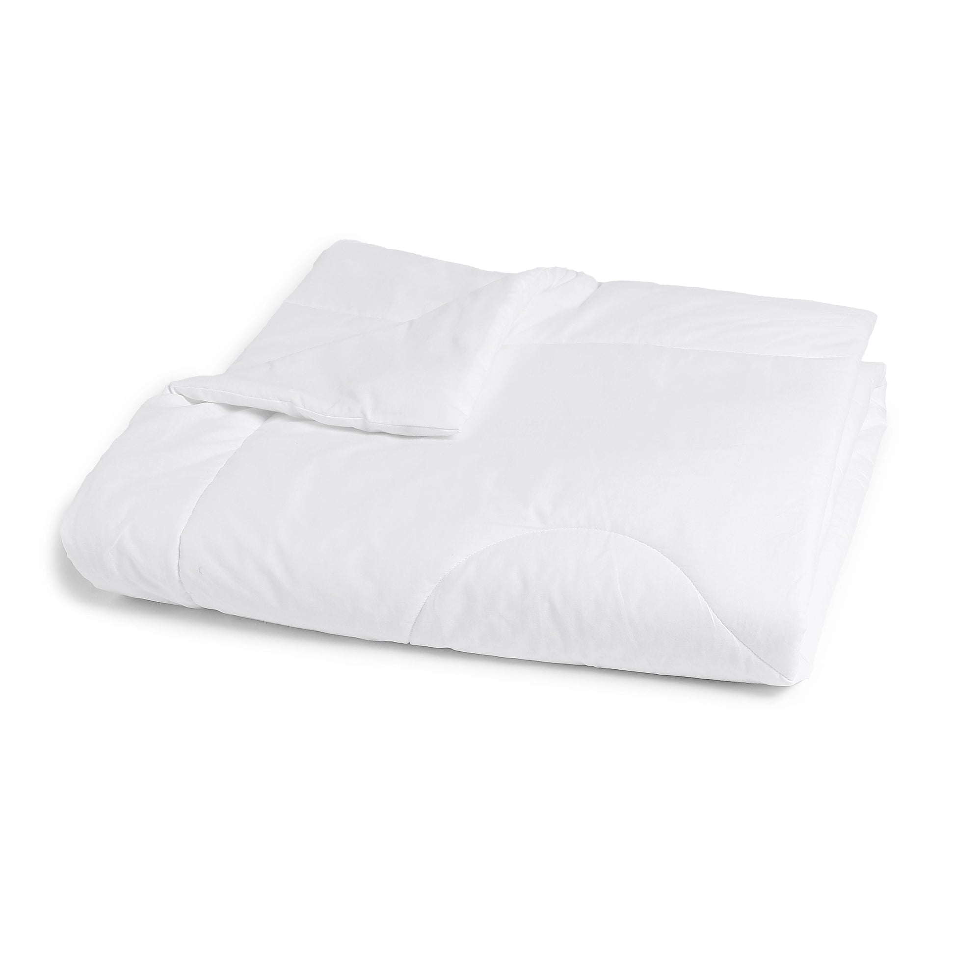 Paleto | Everyday Hues Cotton Solid Dyed 120GSM Comforter-White White / Double
