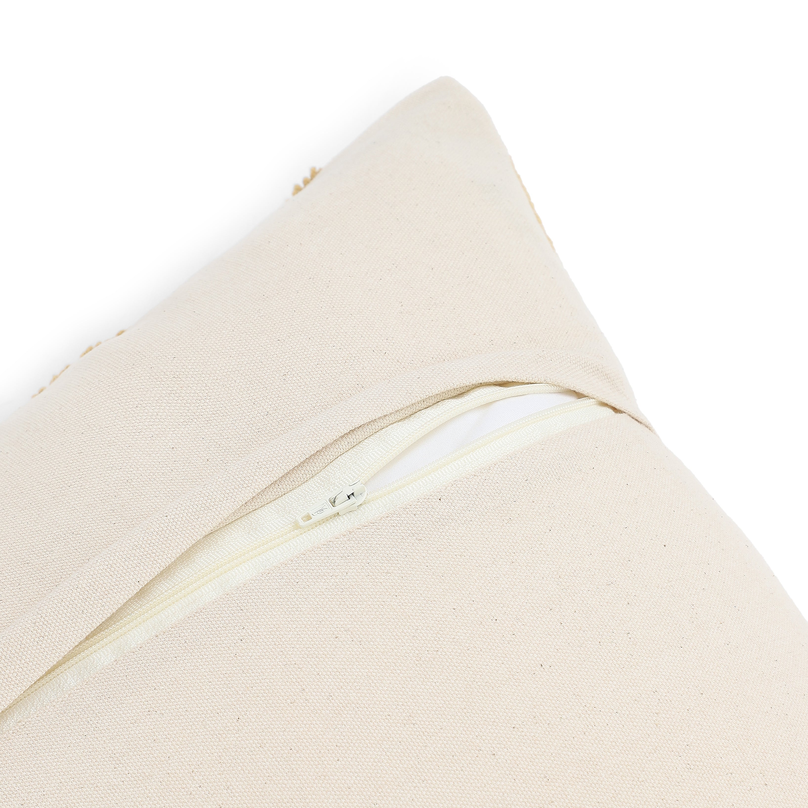 Espricia 100% Cotton Cushion Cover | Mustard (Abstract)