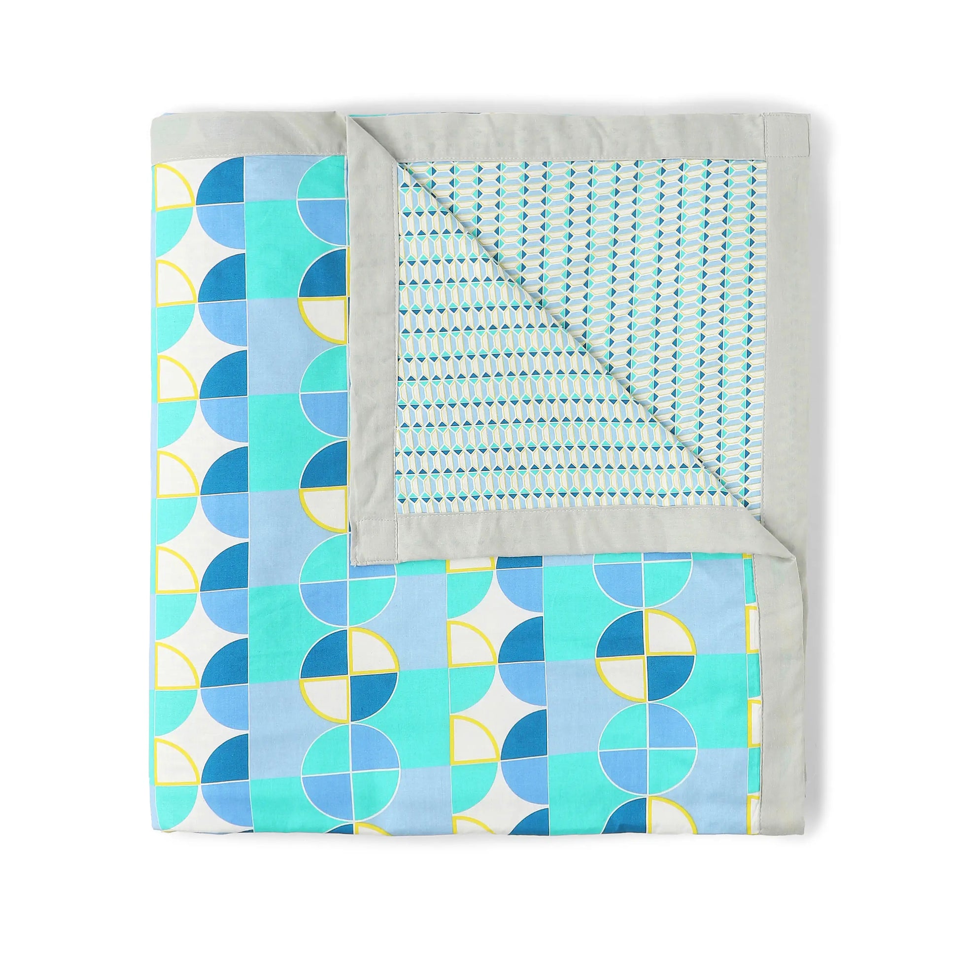 Mishella Printed Orbit Teal Dohar Orbit Teal / Single