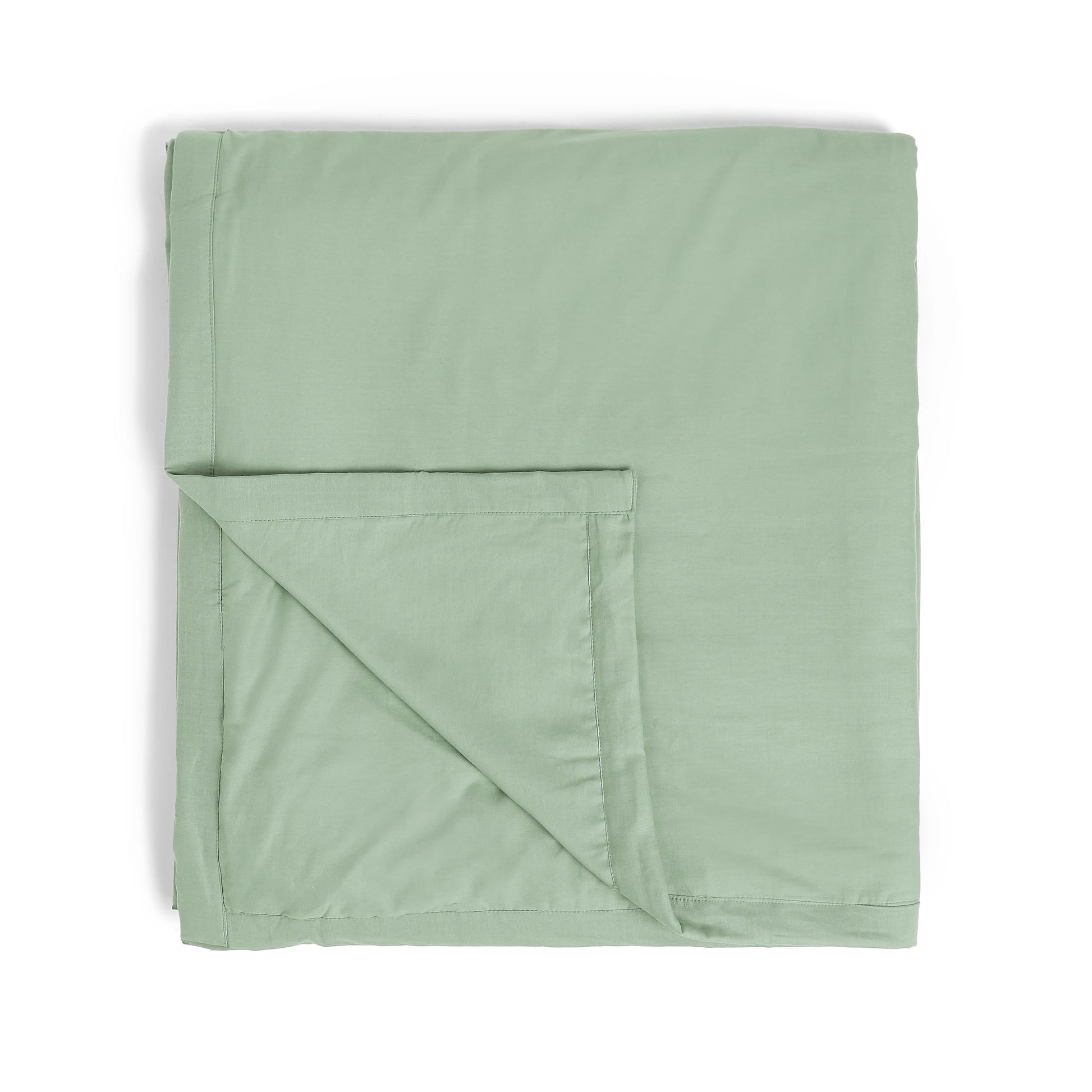 Paleto | Everyday Hues Cotton Solid Dyed Dohar with Super Soft Flannel Layering-Green Sage Green Sage / Double