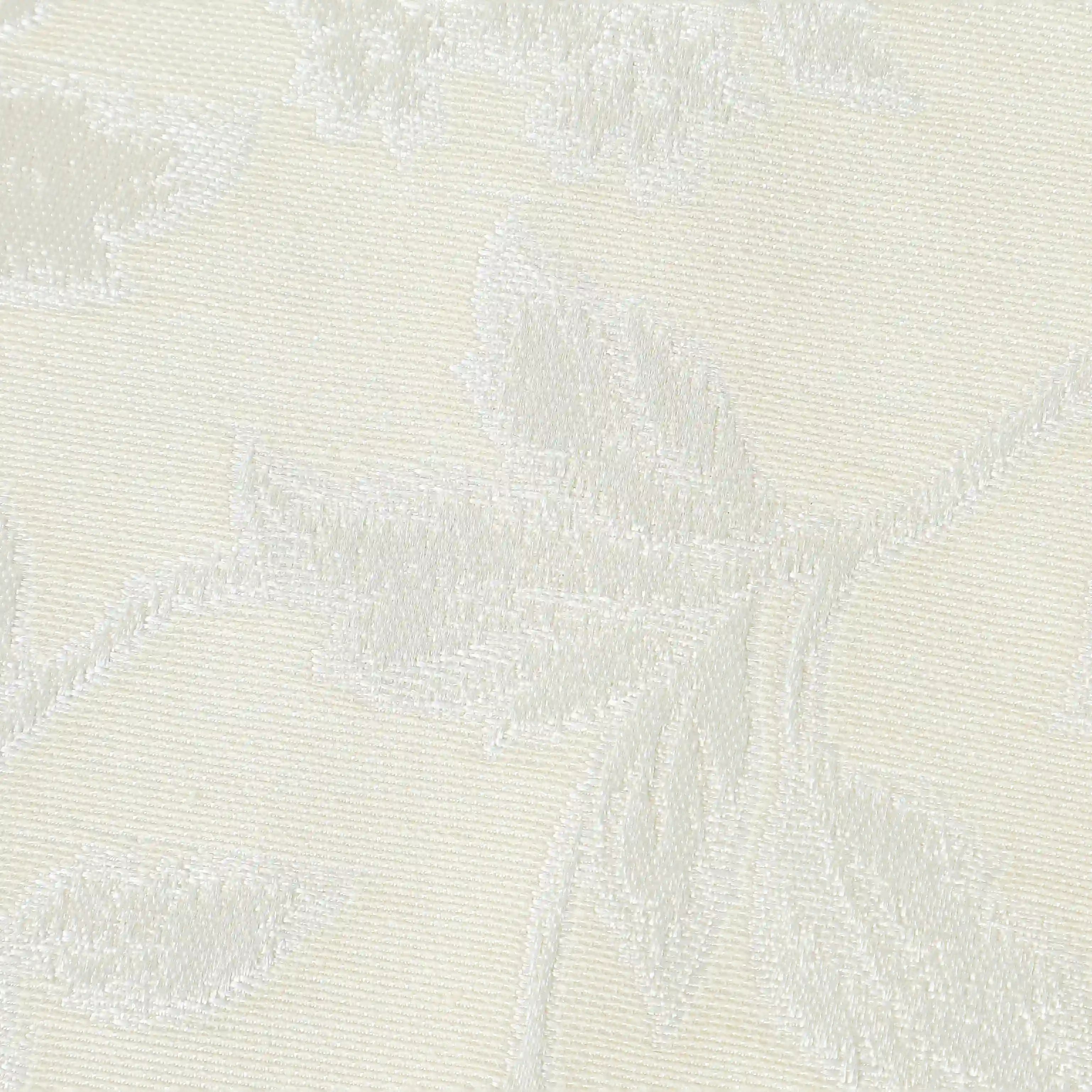 De Jacquard - Luxe Set Of 2 Jacquard Readymade Curtains | Monochrome Flora Moonlit Sand / Window (5ft X 4.4ft)