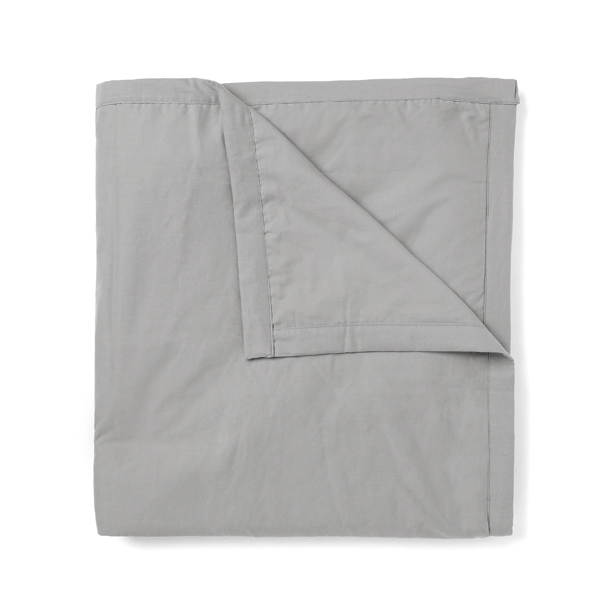 Paleto | Everyday Hues Cotton Solid Dyed Dohar with Super Soft Flannel Layering Grey / Single