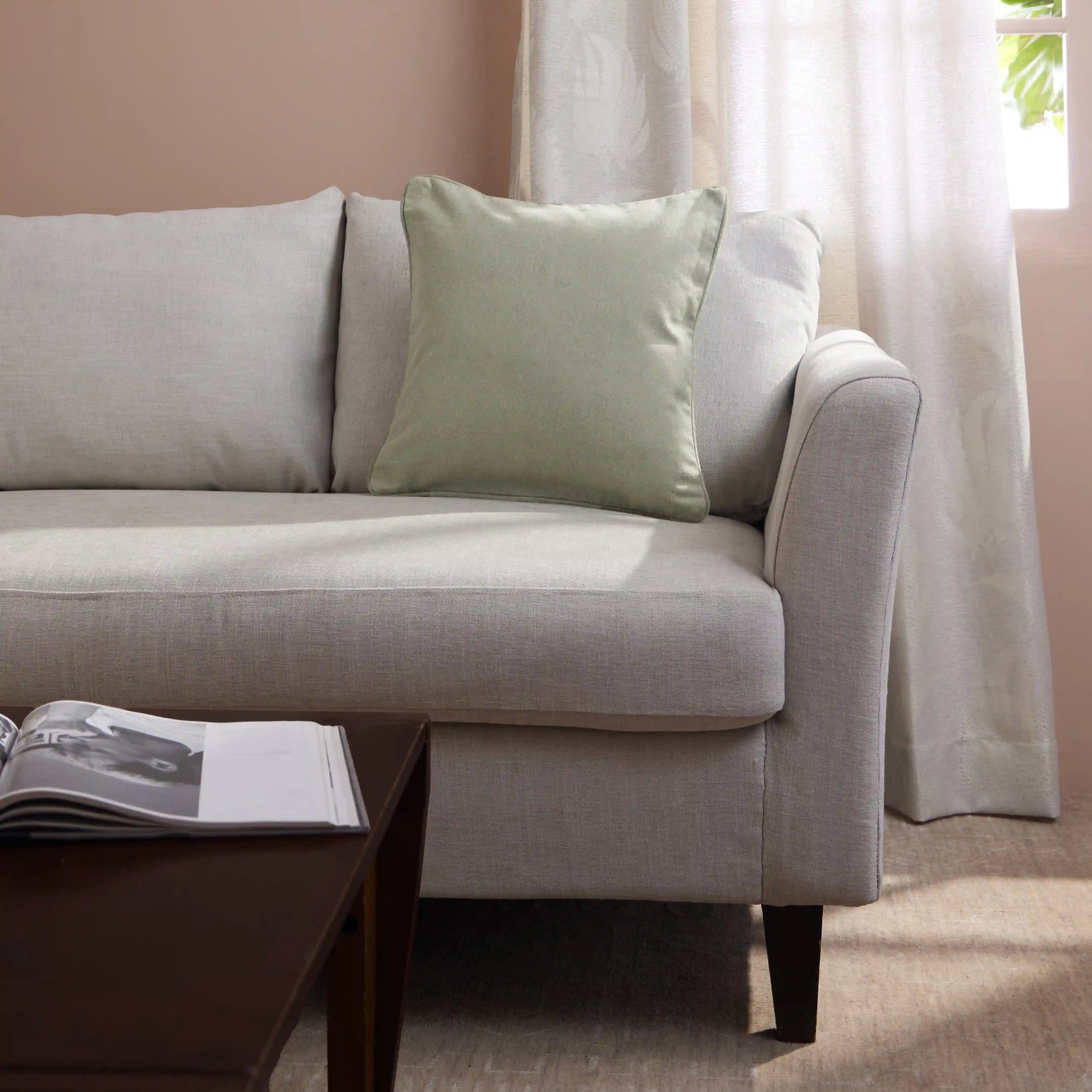 Espricia 100% Cotton Cushion Cover | Artist's Palette Olive / Cushion Cover (41cm x 41cm)