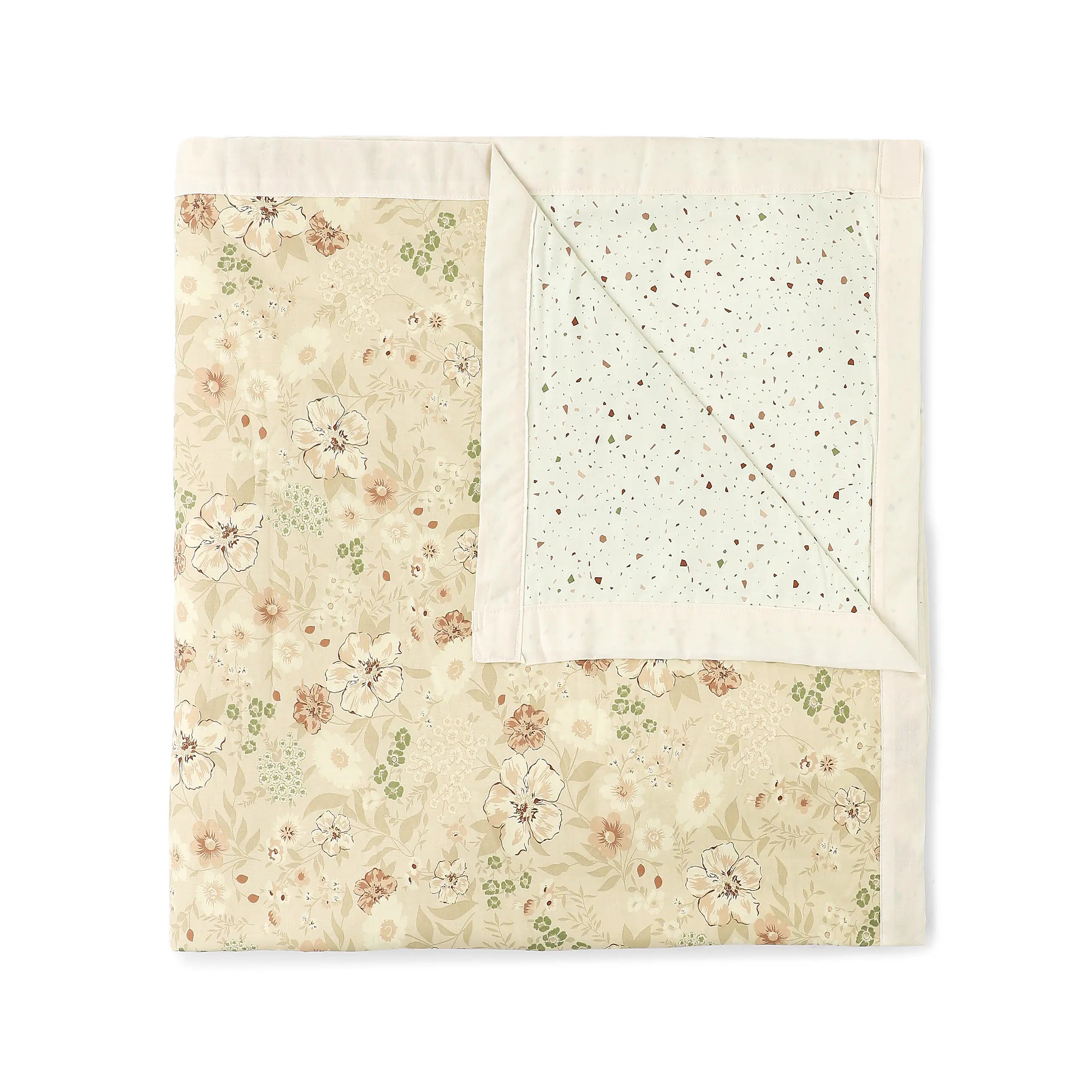 Mishella Printed Beige Dohar Beige / Single