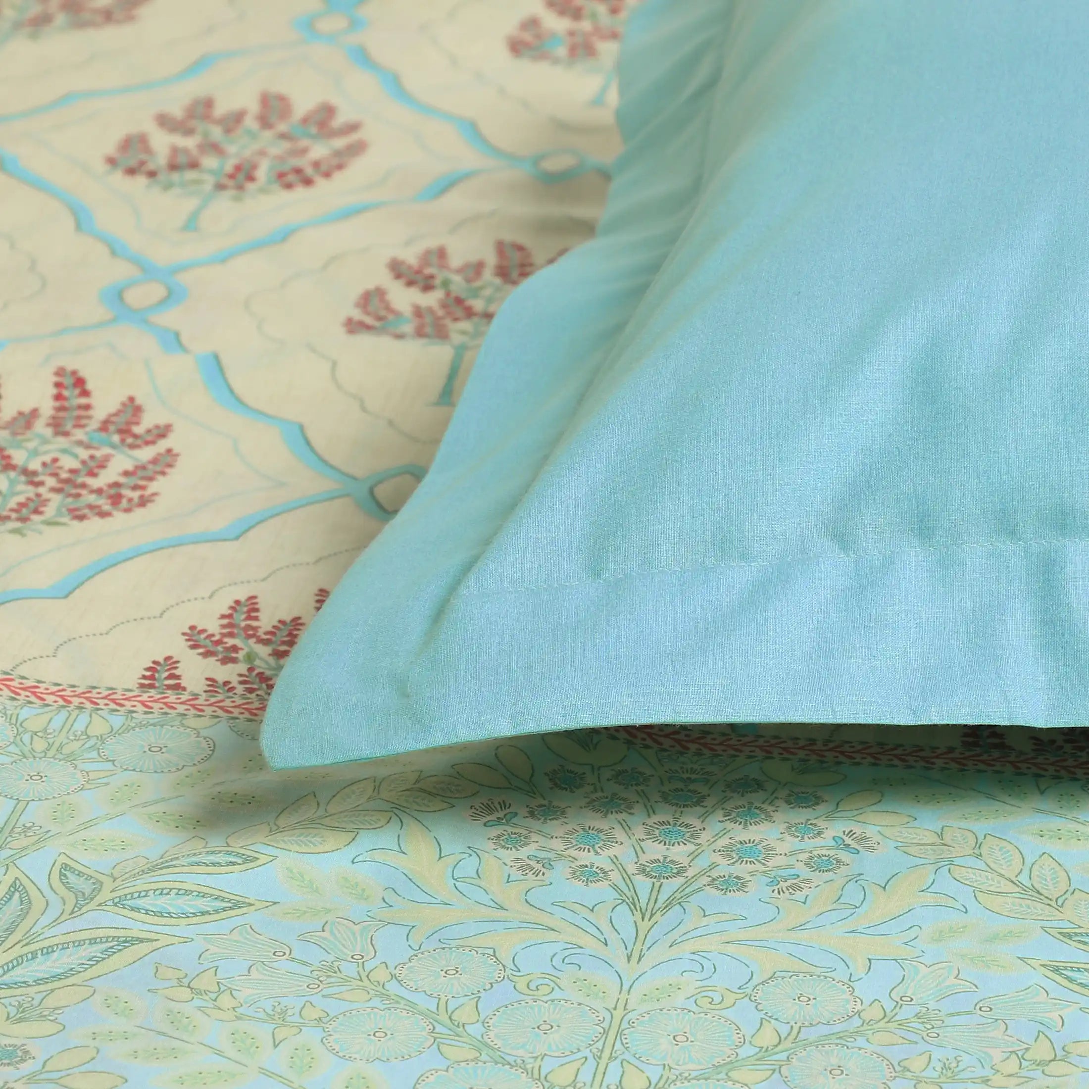 Chippa Lane 100% Cotton Bedsheet Set Sage Bloom / Double