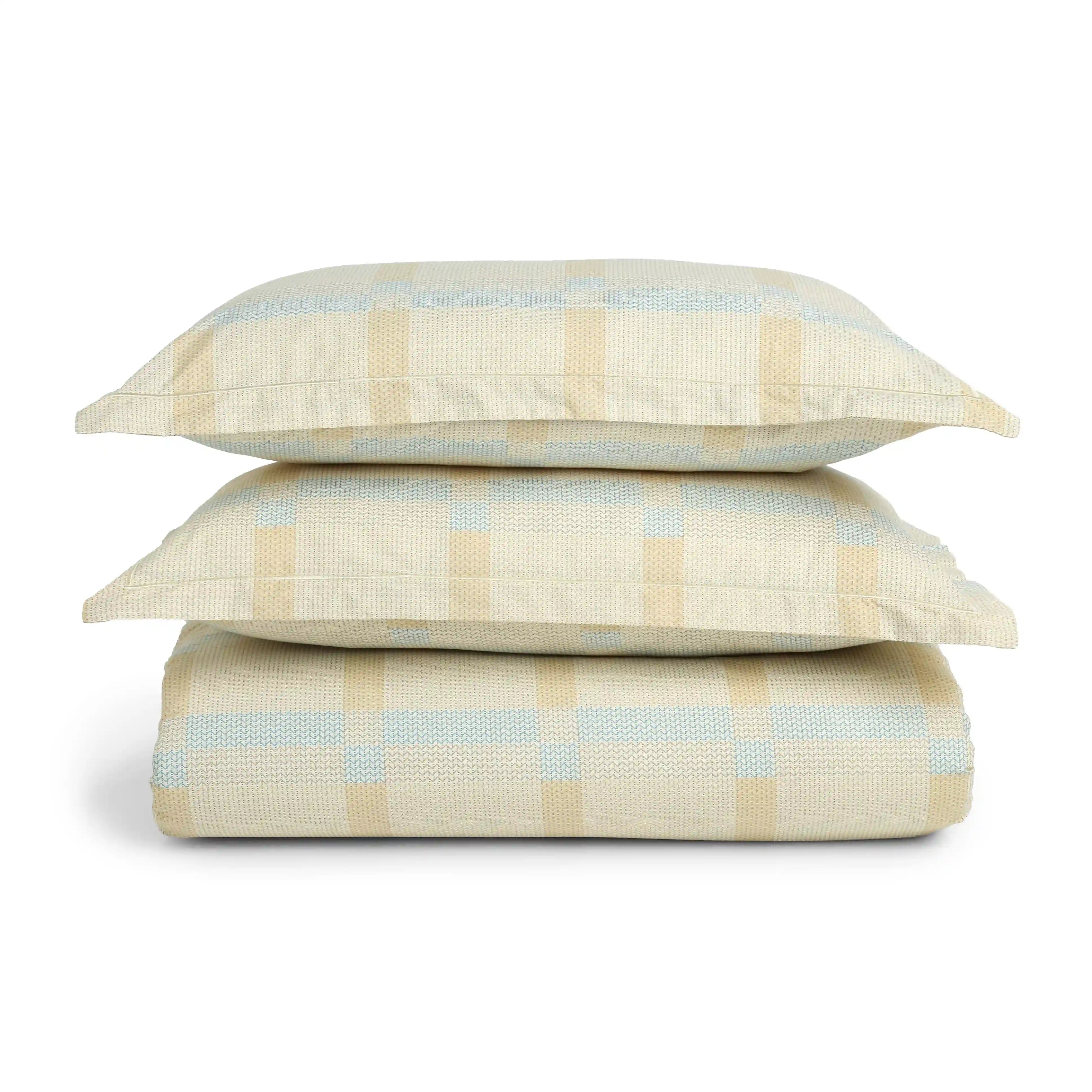 Threadscapes Printed Bedsheet Set-Sand Sand / Double