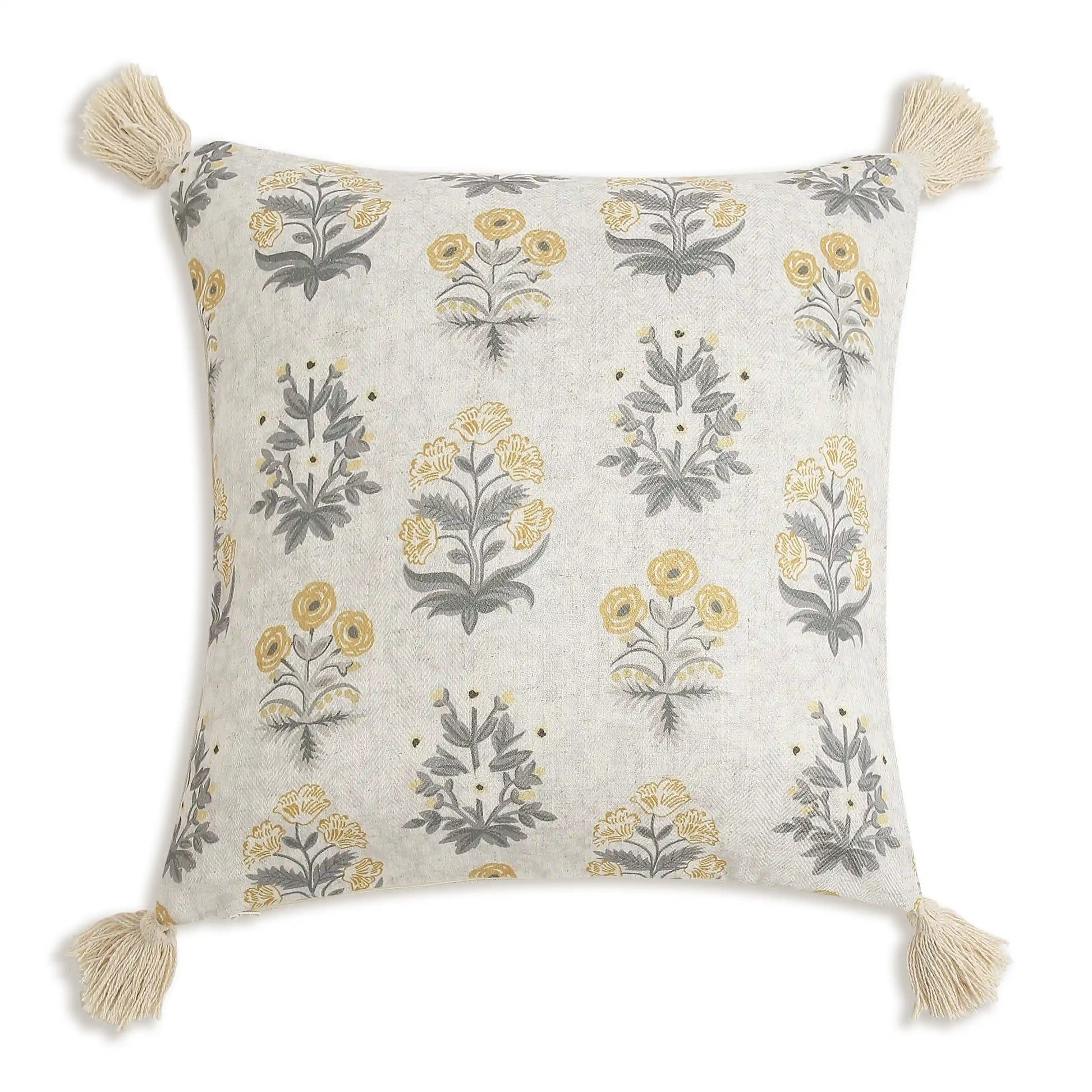 Vissencia Printed Cushion Cover | Shalimar Bagh Green / 5 Piece Cushion Cover (41cm x 41cm)
