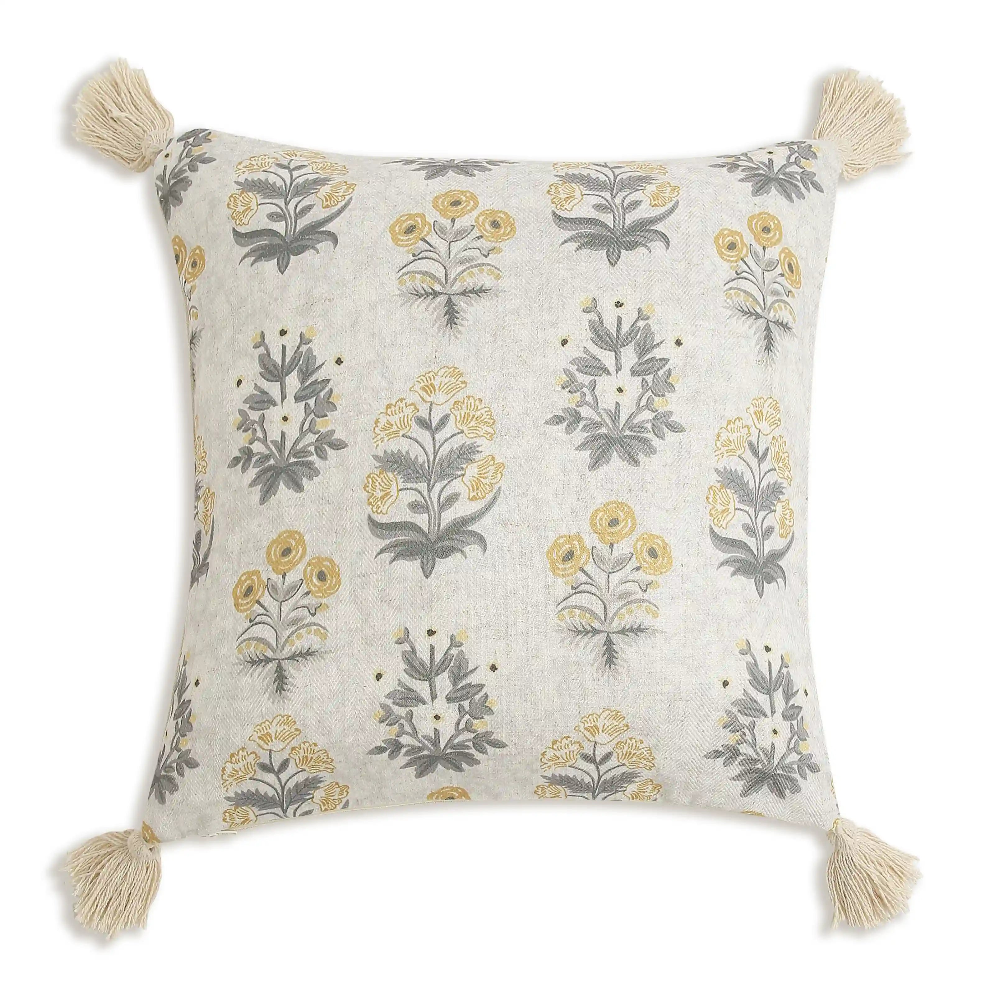 Vissencia Printed Cushion Cover | Shalimar Bagh Green / 5 Piece Cushion Cover (41cm x 41cm)
