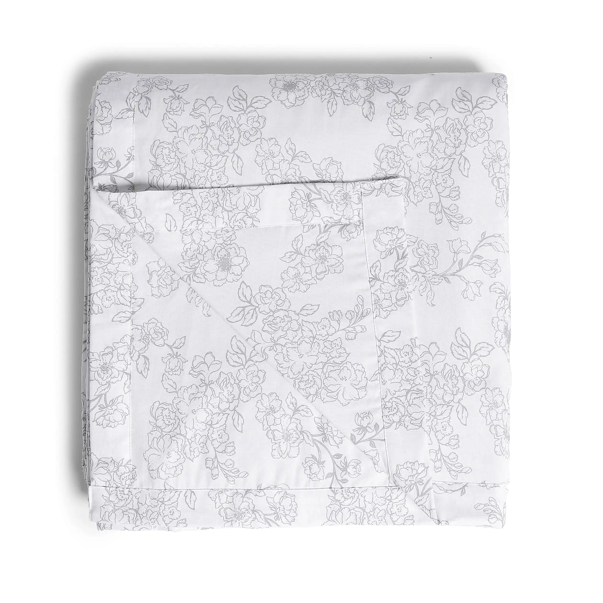 Bloomshire Classic | Everyday Charm Printed Reversible Dohar with Super Soft Flannel Layering-Grey Grey / Single