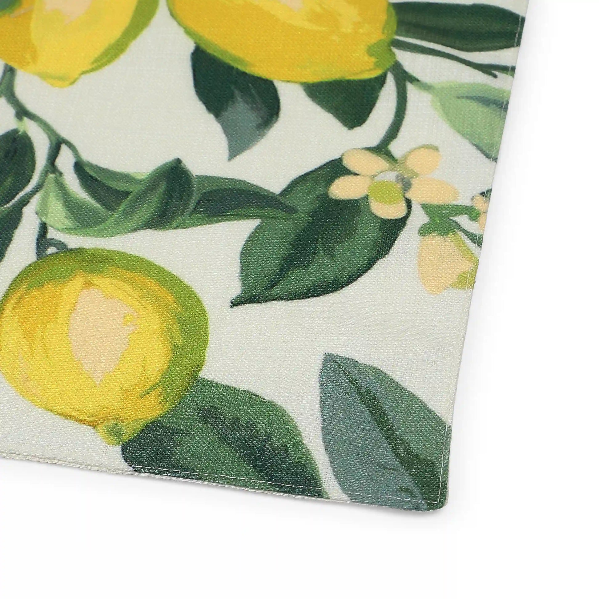 Nonna's Home 100% Polyester Table Placemat Set Lemon Zest / 6 Piece Set