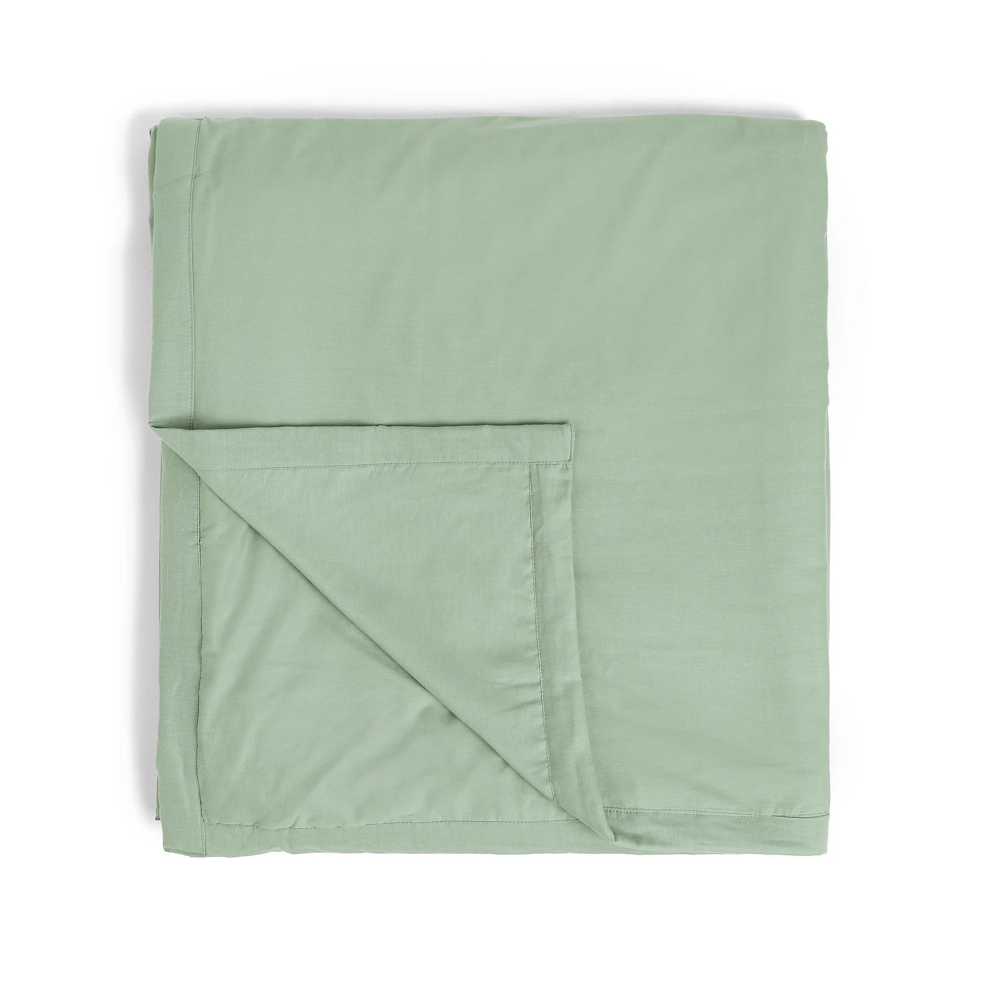Paleto | Everyday Hues Cotton Solid Dyed Dohar with Super Soft Flannel Layering-Green Sage Green Sage / Single