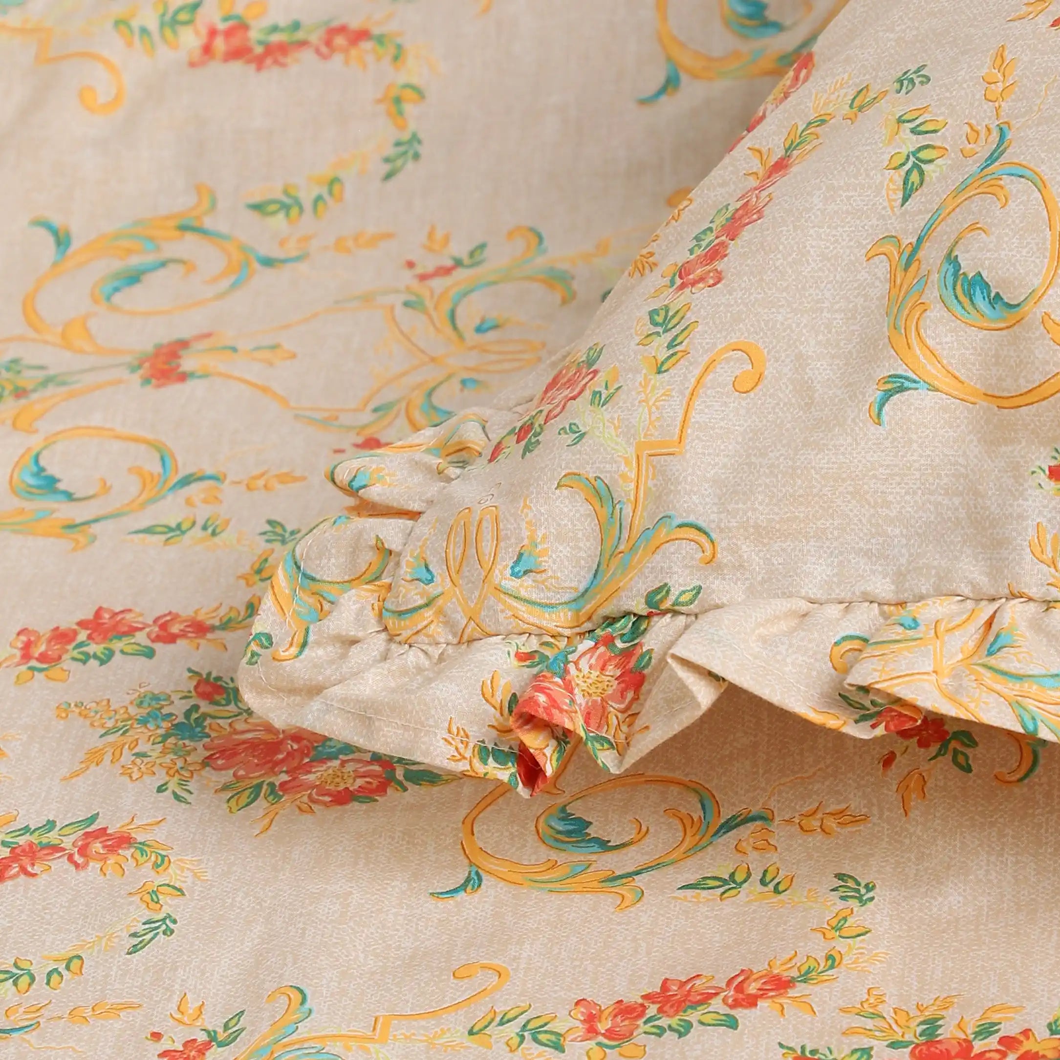 Bloomshire Luxe 100% Cotton Bedsheet Set Multicolour / Single
