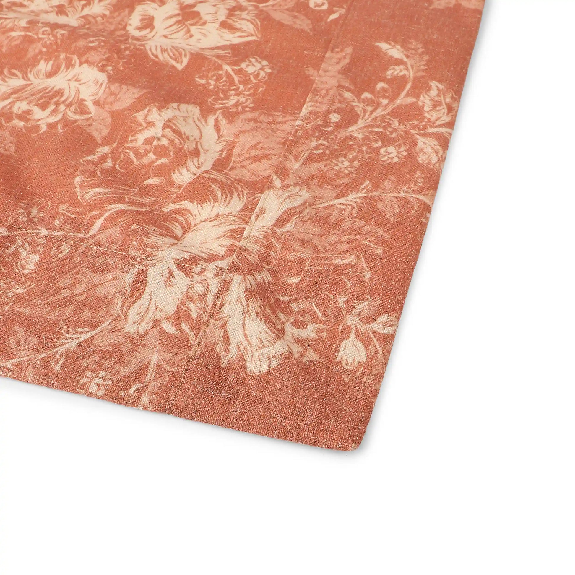 Kaleida Cotton-Polyester Blend Table Cloth Red Reveries-Floral / Table Cloth (150cm x 150cm)