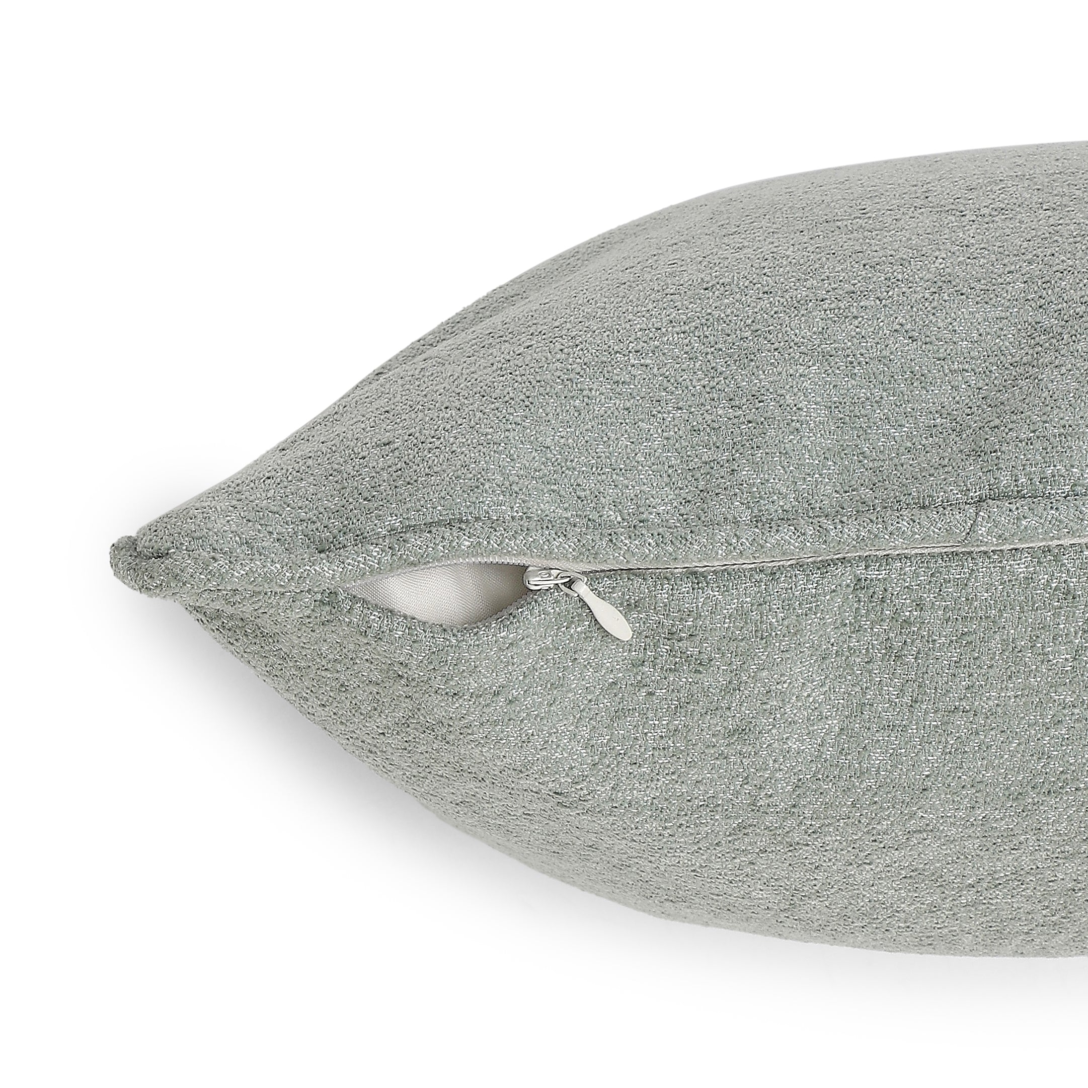 Vissencia 451 GSM Poly-Cotton Cushion Cover | Sage