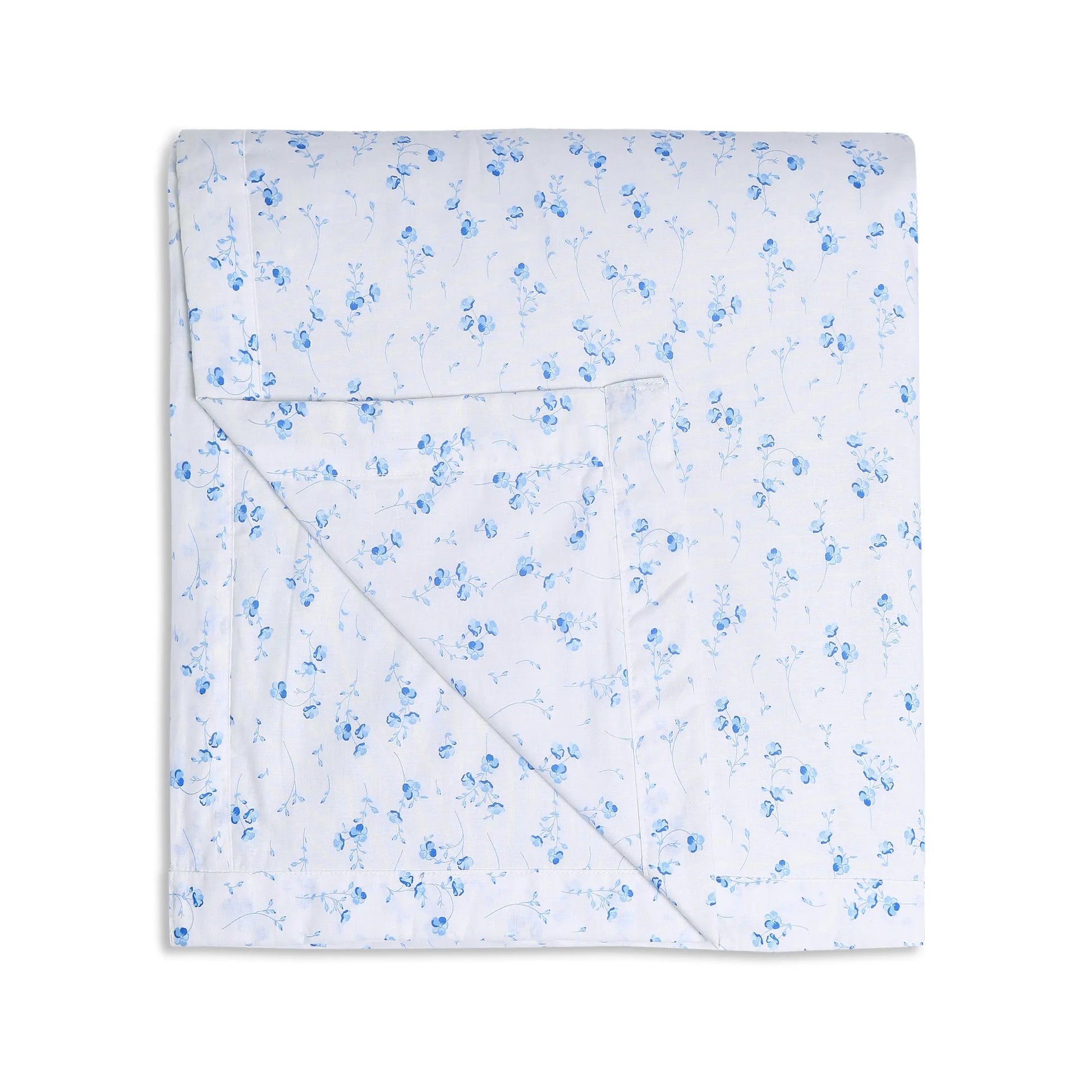 Bloomshire Classic | Everyday Charm Printed Reversible Dohar with Super Soft Flannel Layering-Ocean Blue Ocean Blue / Single