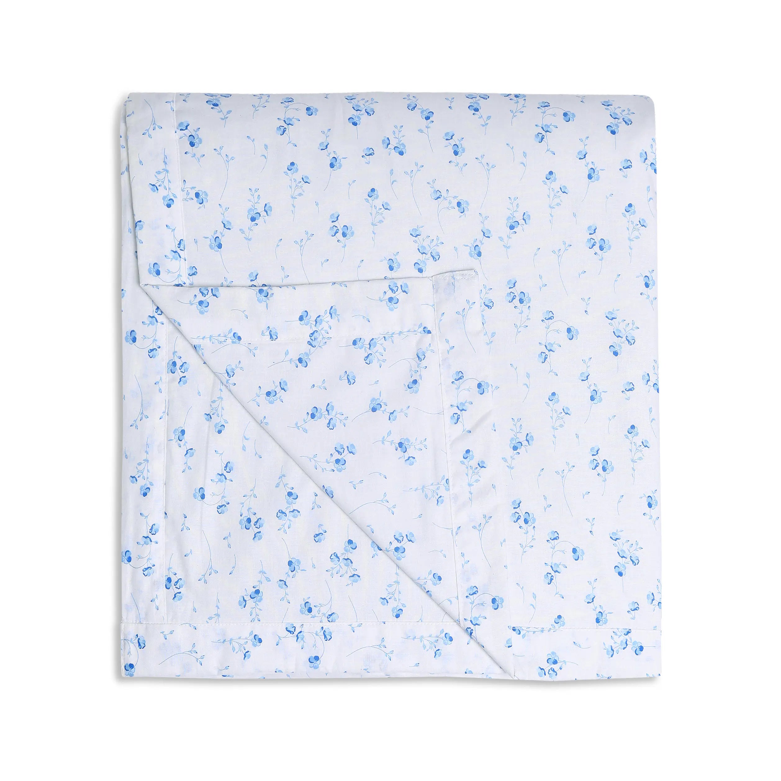 Bloomshire Classic | Everyday Charm Printed Reversible Dohar with Super Soft Flannel Layering-Ocean Blue Ocean Blue / Single