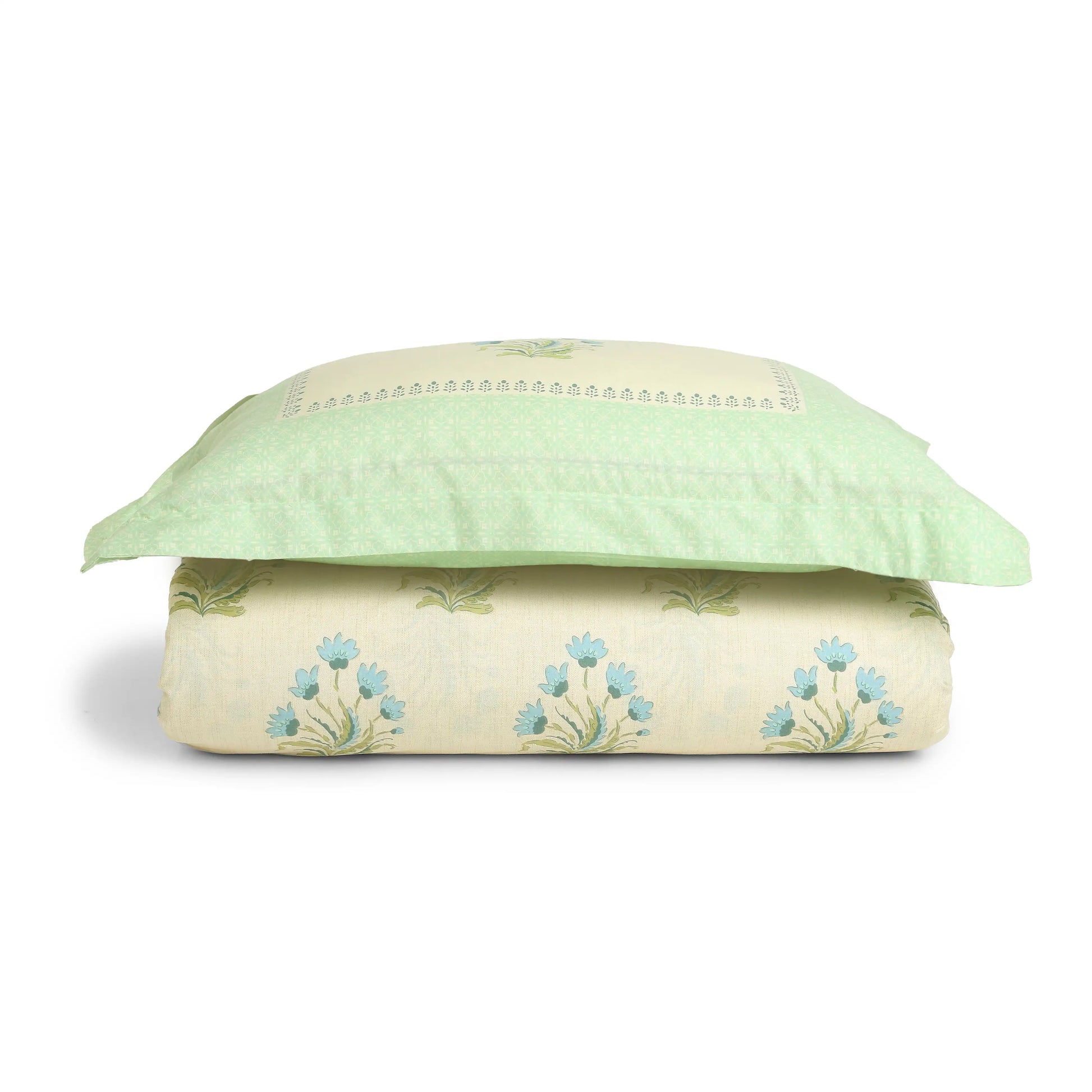 Chippa Lane 100% Cotton Bedsheet Set Indian Sage / Single