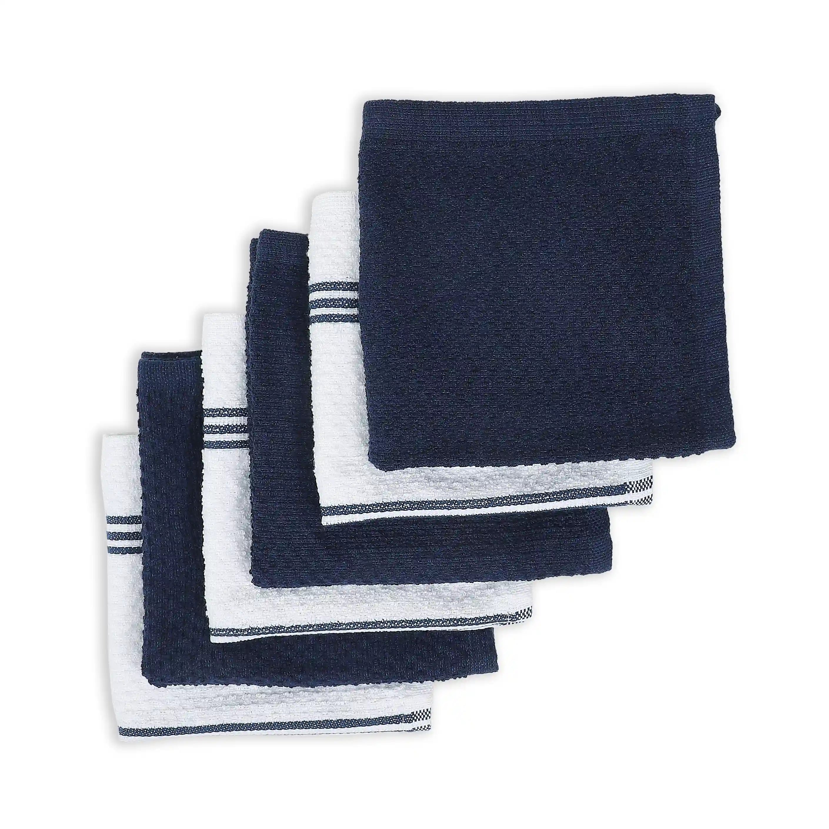 Kaleida 16-Piece Kitchen Linen Set Blue Barns