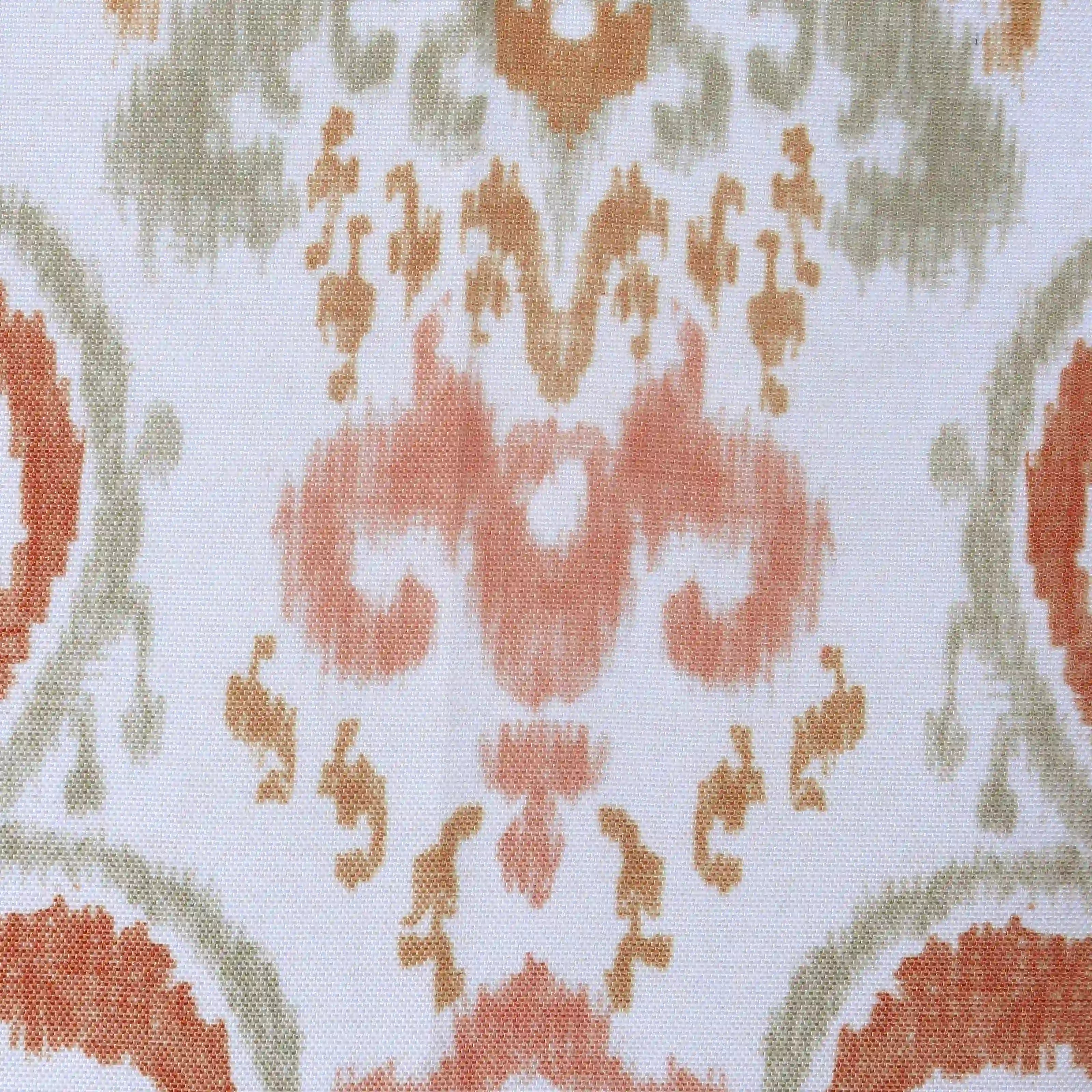 Chippa Lane Set Of 2 Printed Readymade Curtains | 
Timeless Tradition Sunset Coral / Window (5ft X 4.4ft)