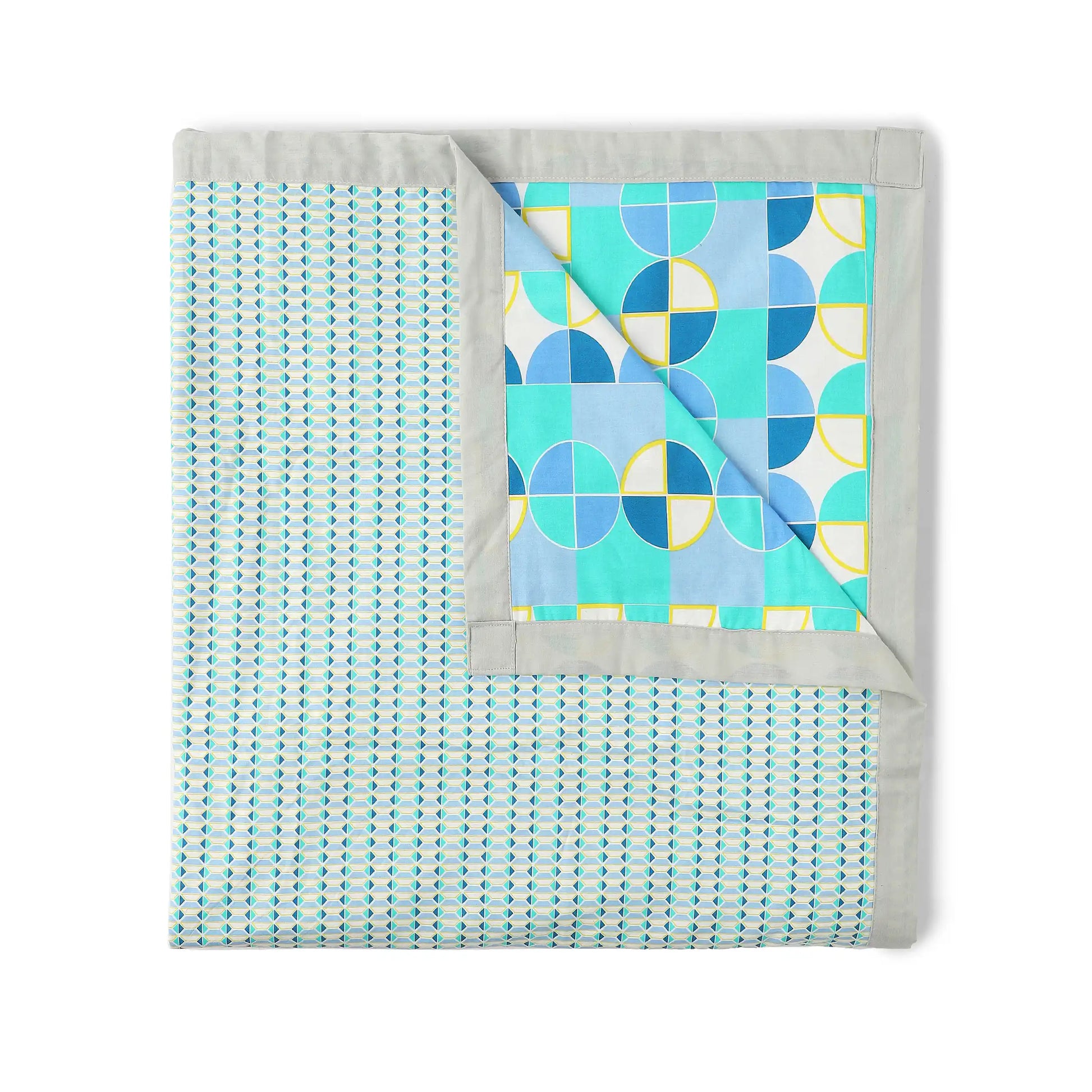 Mishella Printed Kaleido Teal Dohar Kaleido Teal / Single