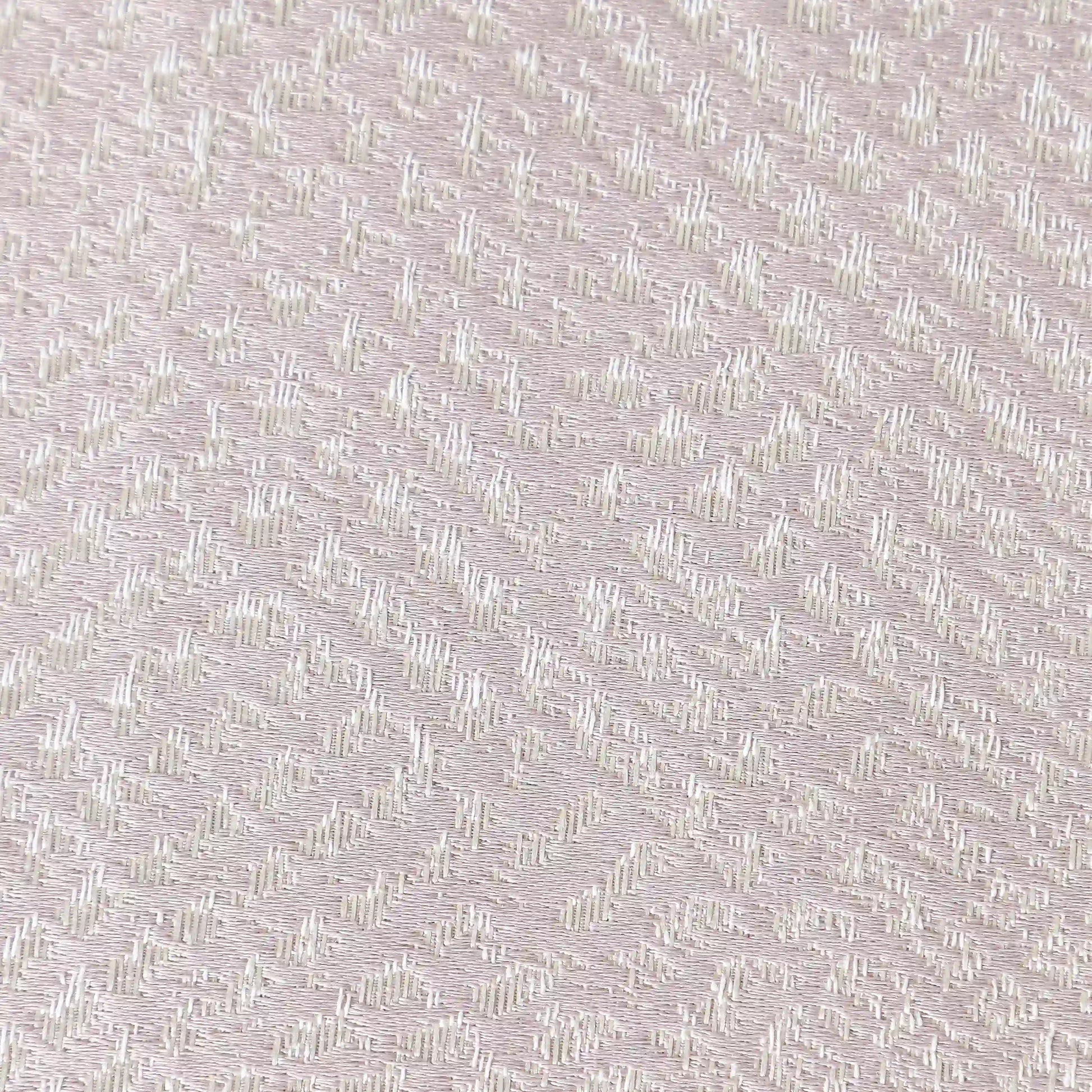 De Jacquard - Luxe Set Of 2 Jacquard Readymade Curtains | Natural Imprint Dusky Lilac / Window (5ft X 4.4ft)