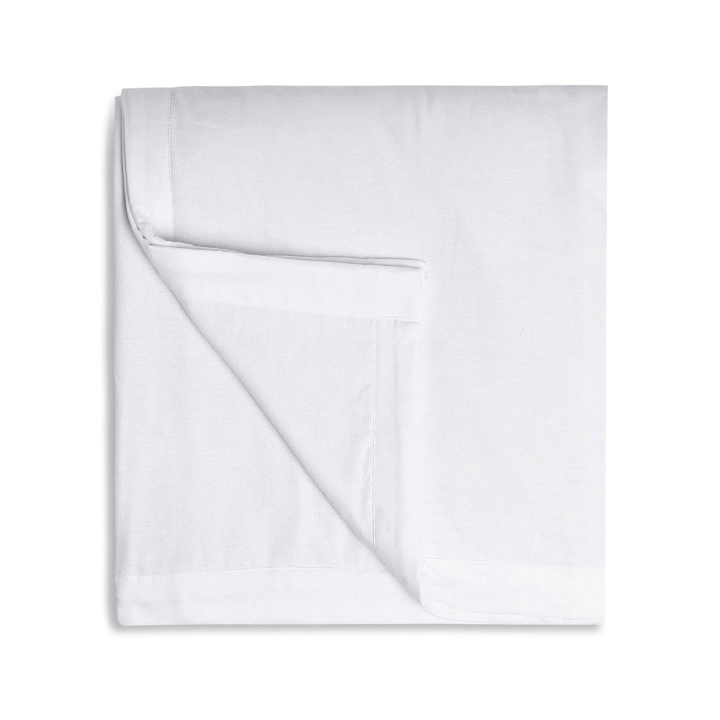 Paleto | Everyday Hues Cotton Solid Dyed Dohar with Super Soft Flannel Layering-White White / Double