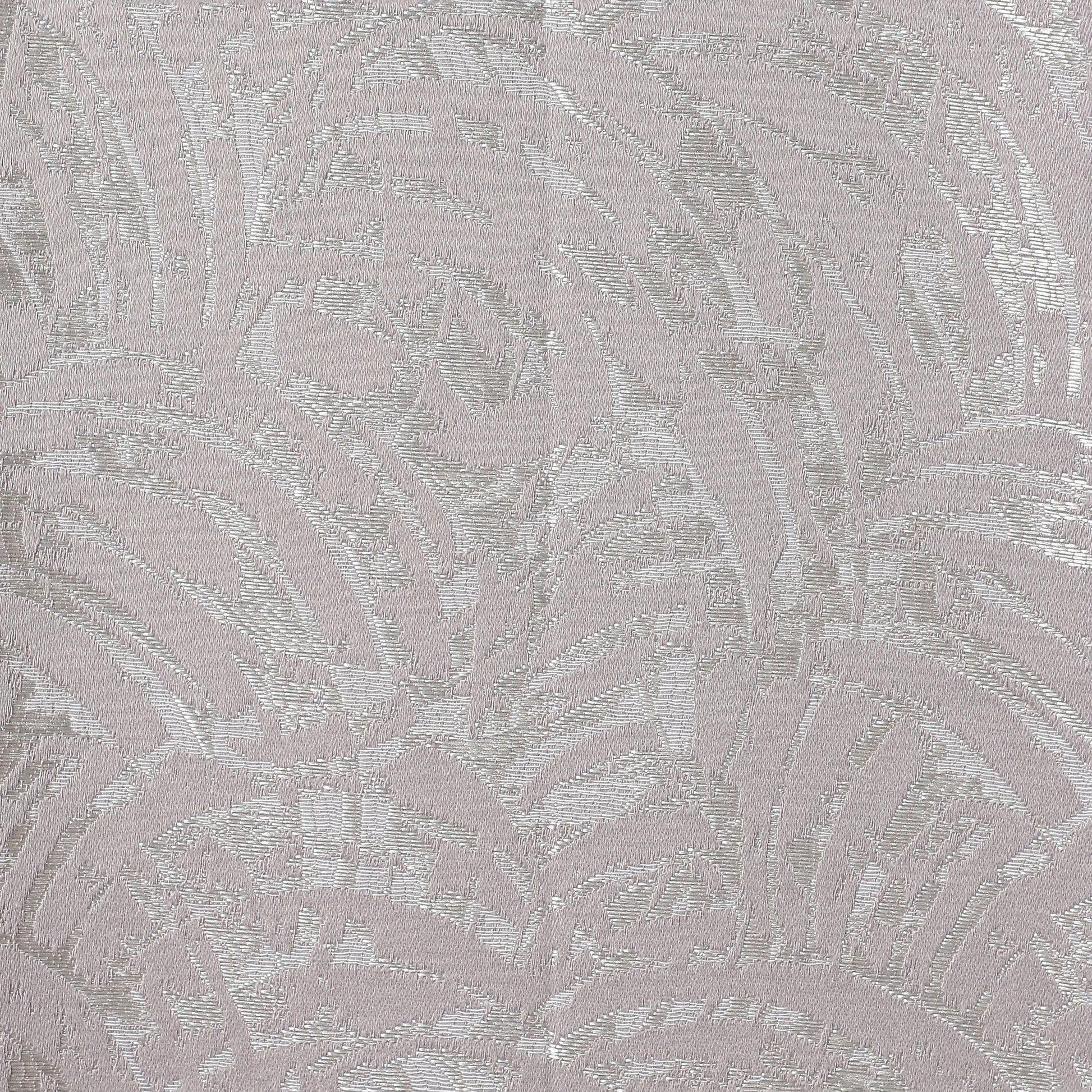 De Jacquard - Luxe Set Of 2 Jacquard Readymade Curtains | Natural Imprint Misty Lavender / Door (7ft X 4.4ft)