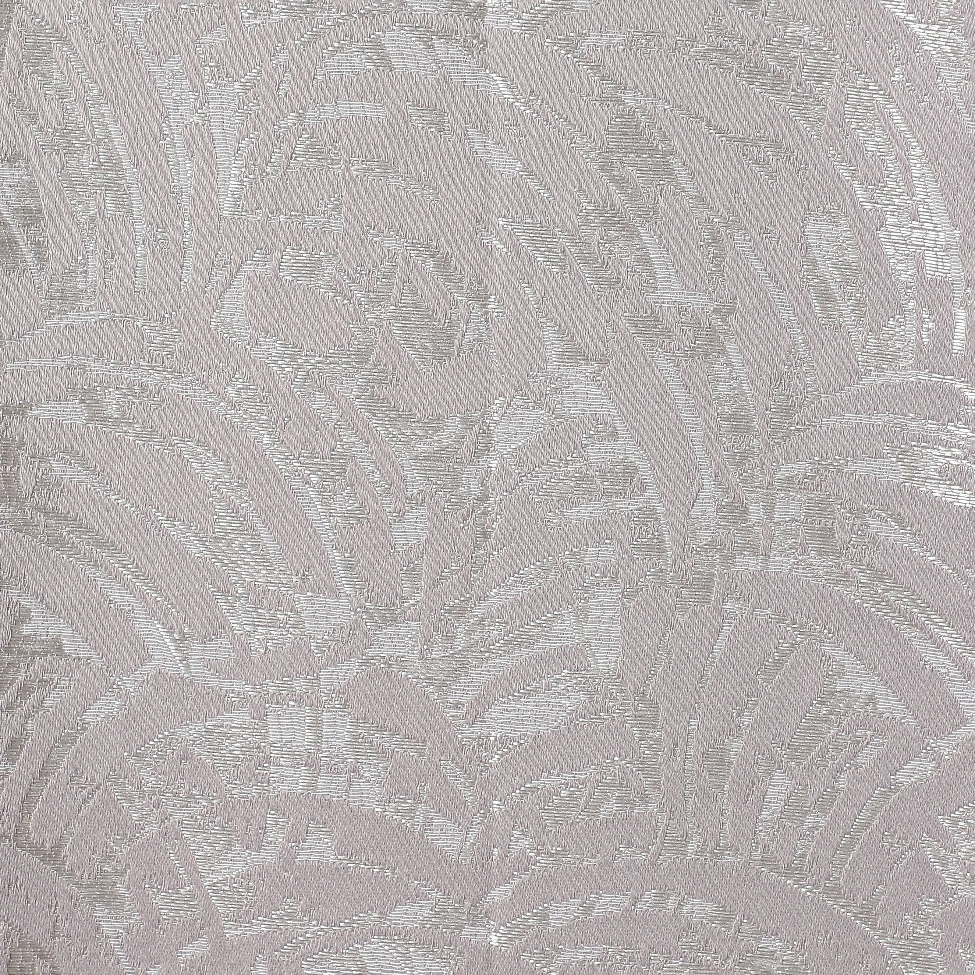 De Jacquard - Luxe Set Of 2 Jacquard Readymade Curtains | Natural Imprint Misty Lavender / Door (7ft X 4.4ft)