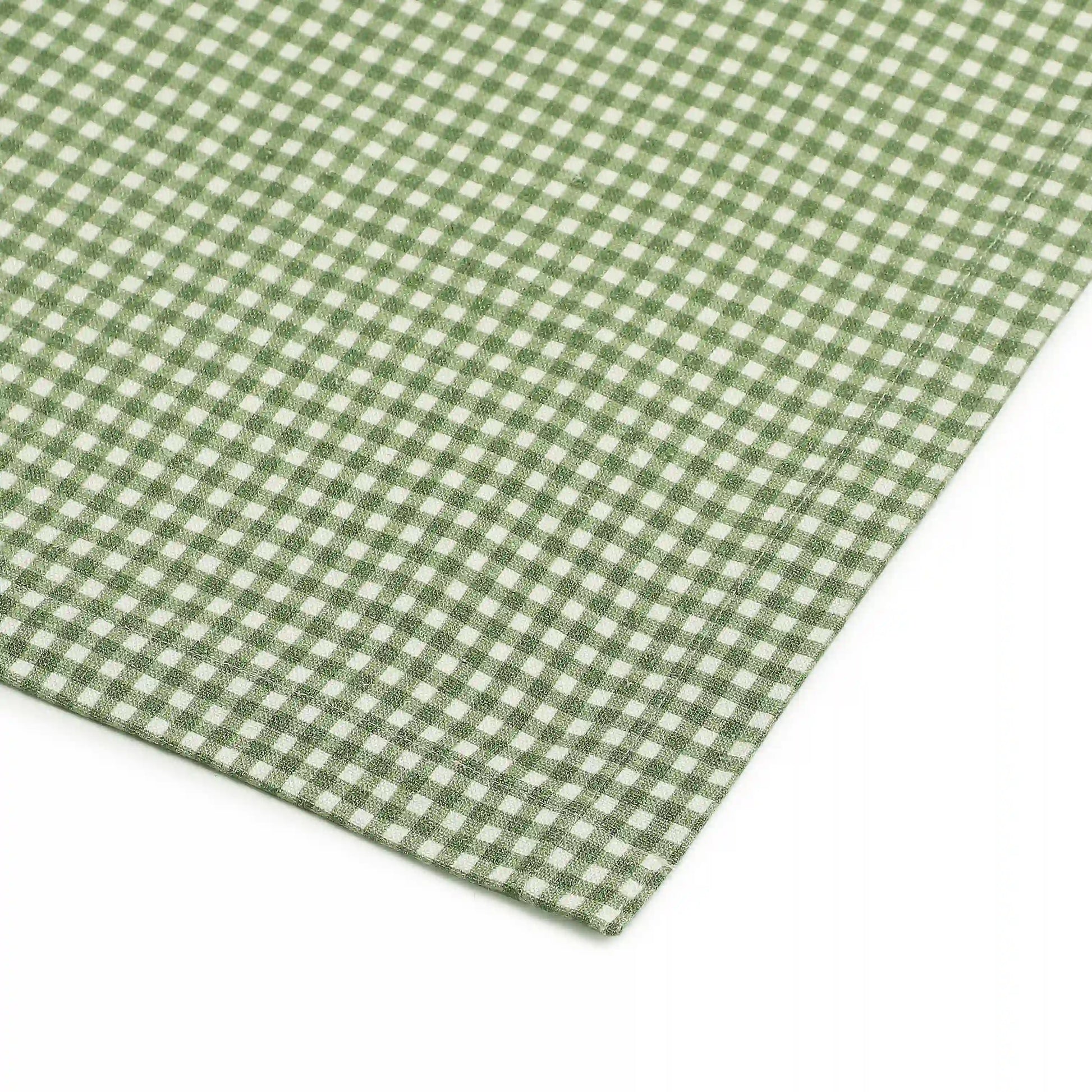 Nonna's Home 100% Cotton Table Napkin Set Small Rosemary Gingham / Pack of 6